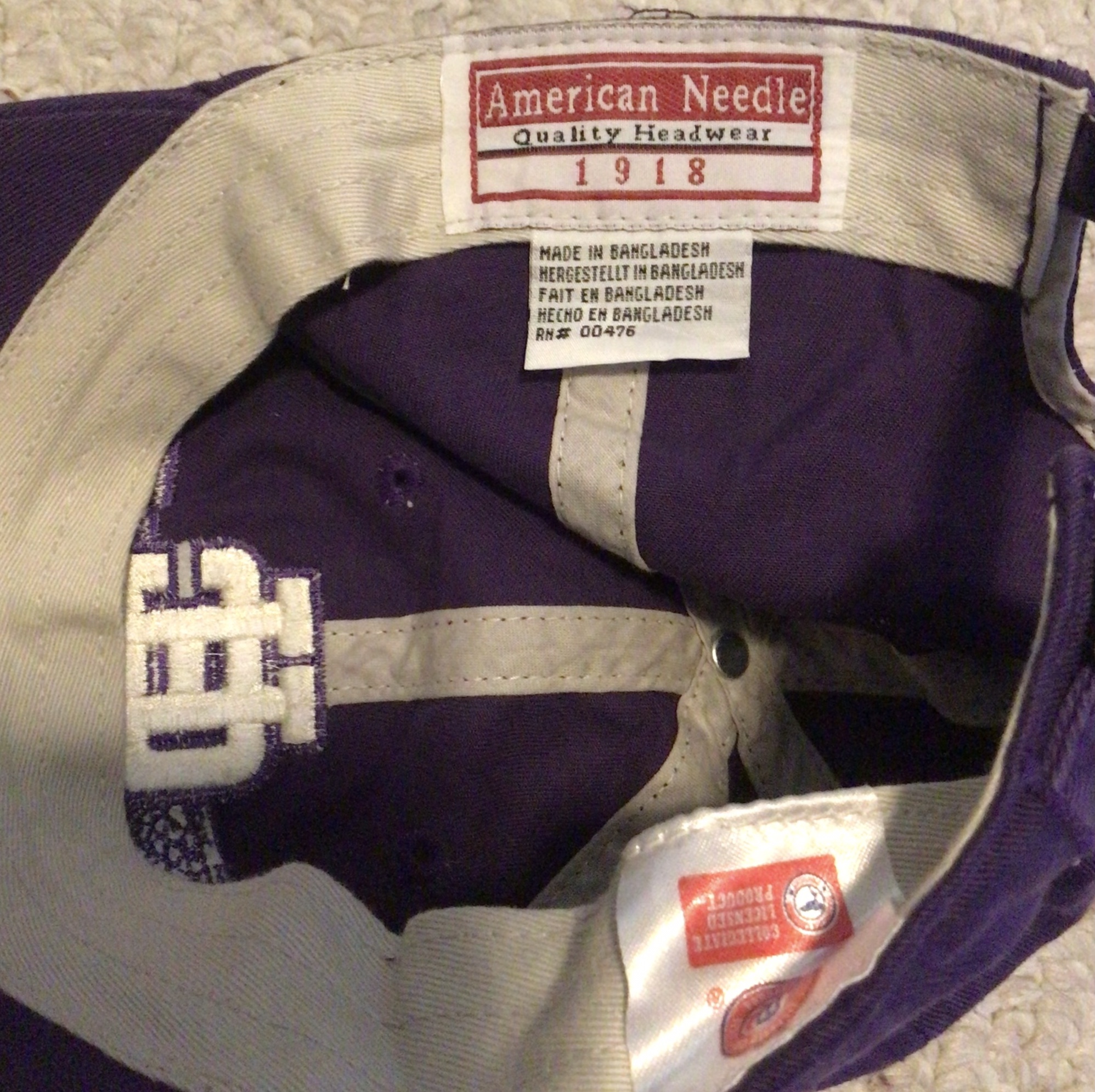 Holy Cross Lacrosse hat new American Needle SidelineSwap