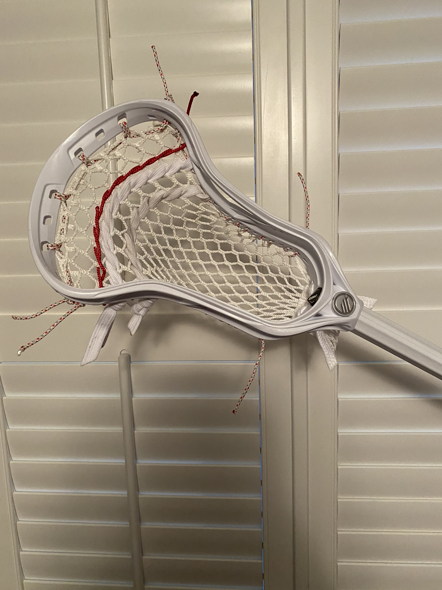 New Maverik Optic 3.0 with Stringking 4x mesh kit on NewRedline shaft