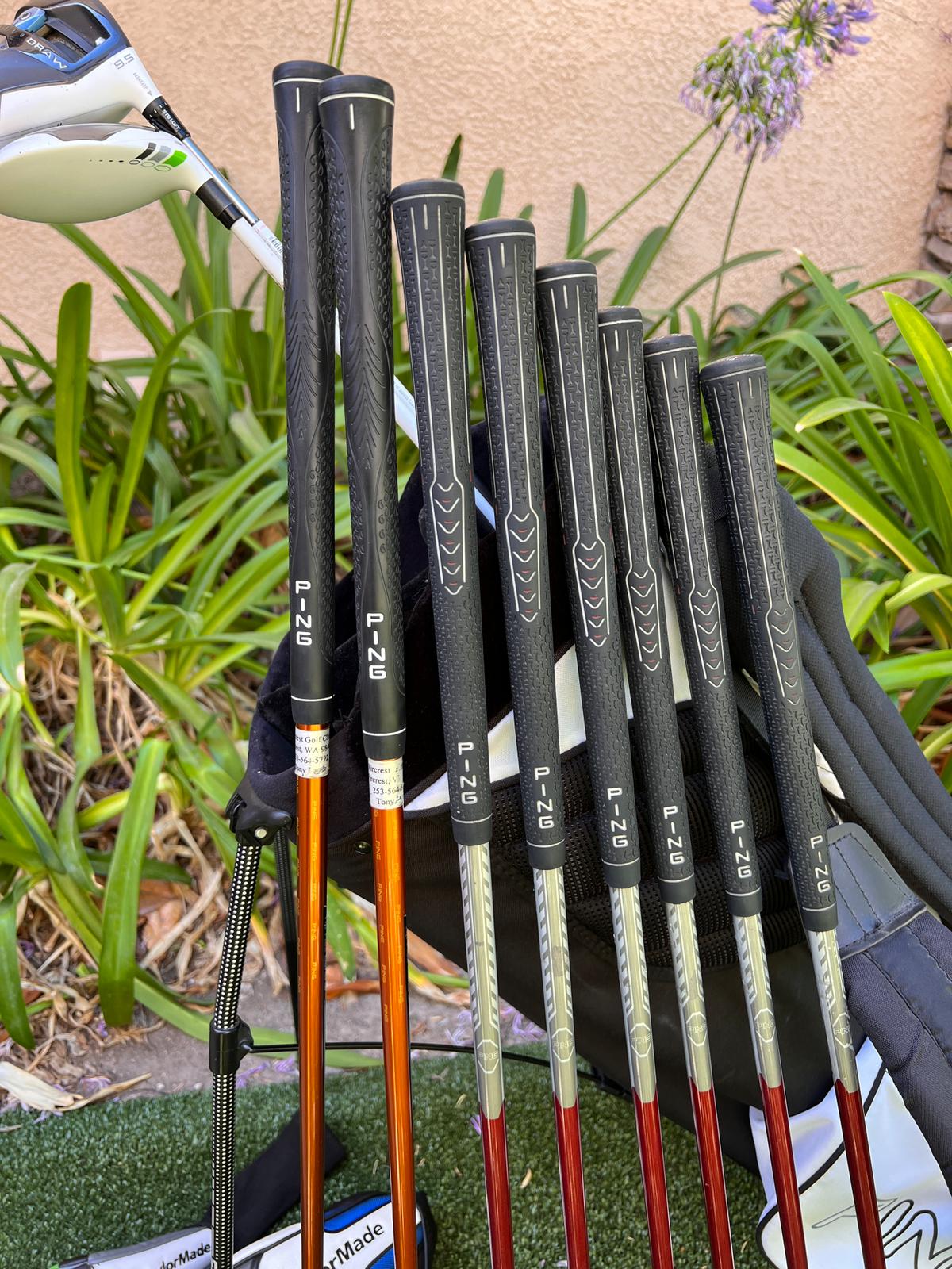 Ping Complete Golf Set, Senior Flex, K15 Irons, Woods, Putter, Stand