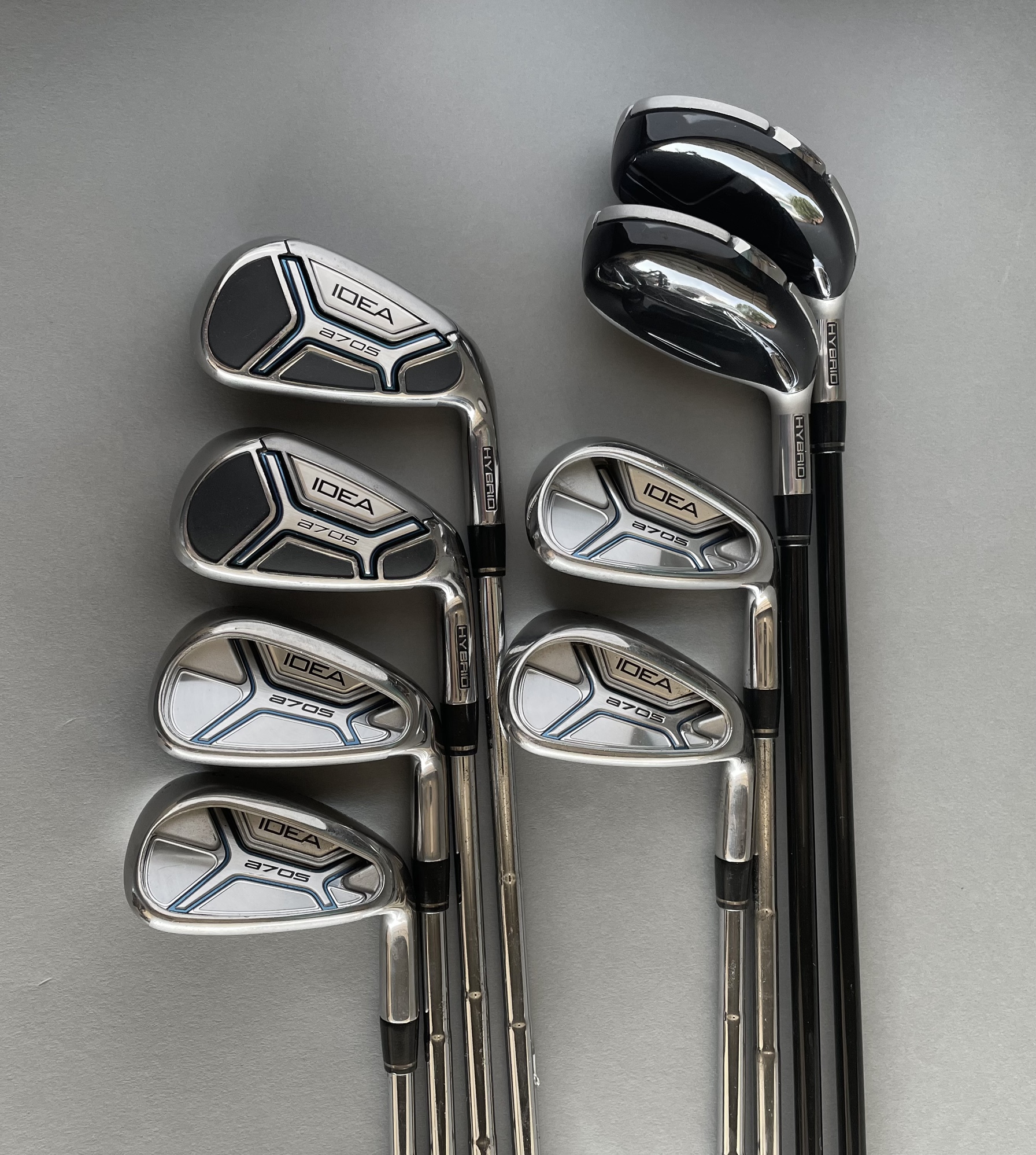 ADAMS Idea a70S Irons 6GW, 4 Hybrid/ 5 Hybrid SidelineSwap