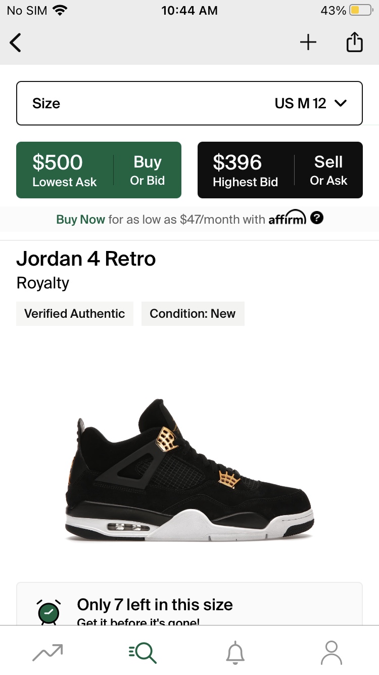 jordans 4 size 13