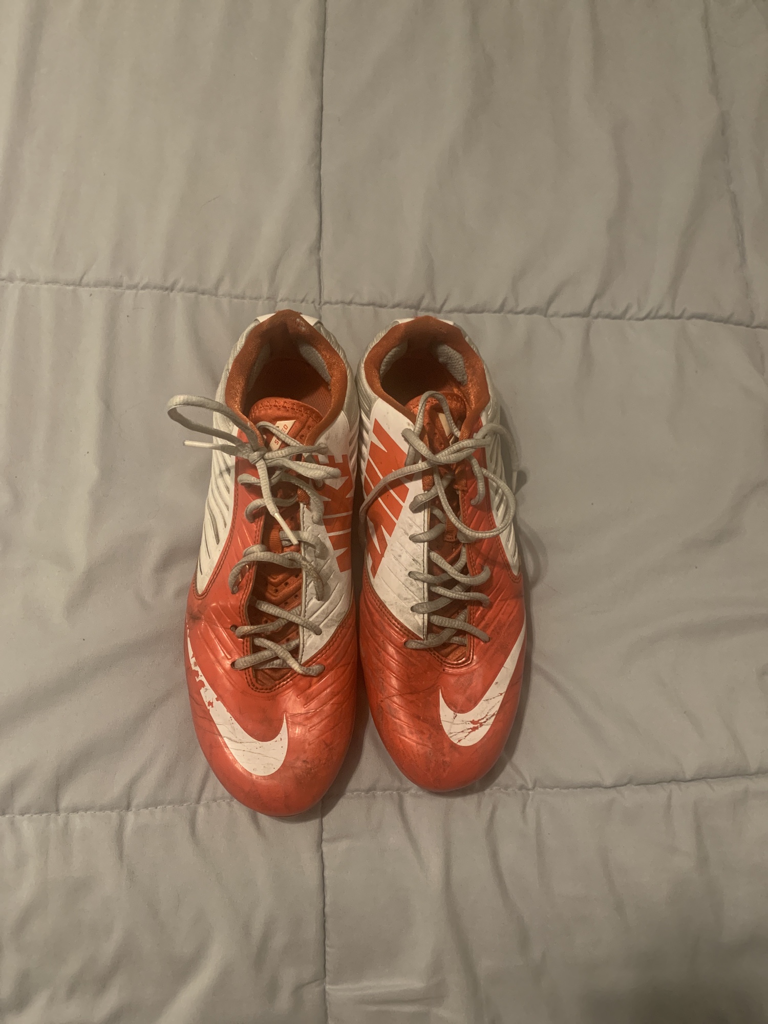 orange lacrosse cleats
