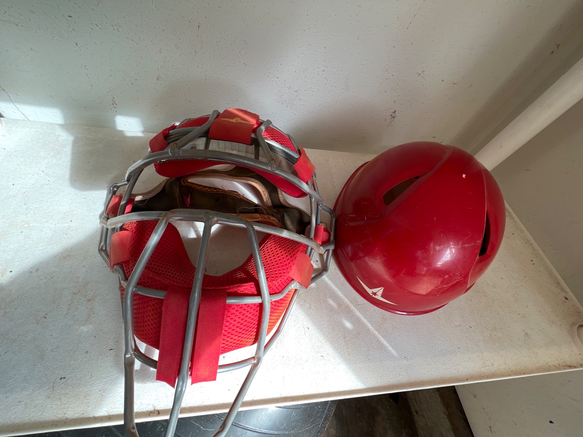 All Star FM25 Catcher's Mask And skull Cap SidelineSwap