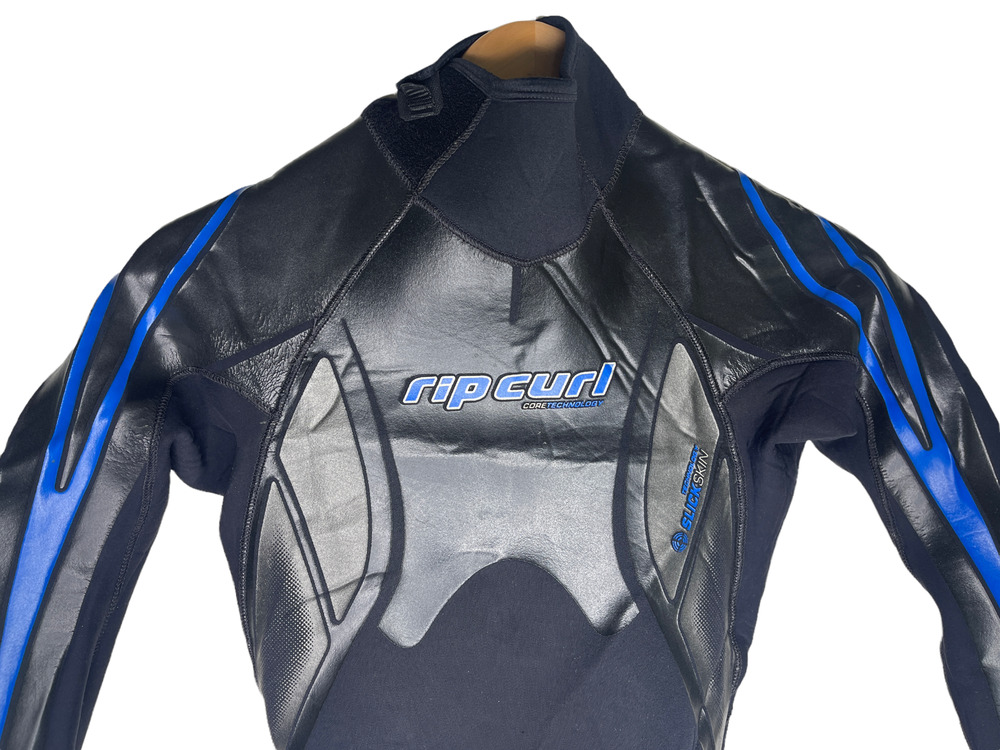 Rip Curl Mens Full Wetsuit Size XS Slick Skin Core 3/2 with Batwing