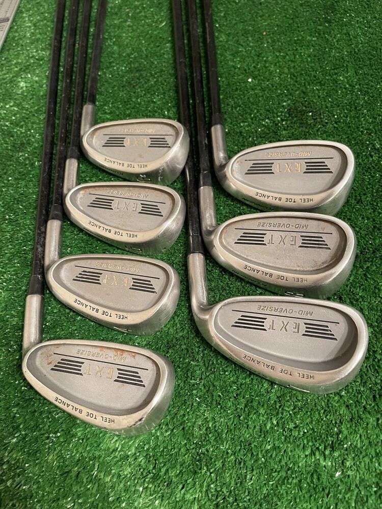 Kunnan EXT MidOversize Iron Set 39 With A Flex Graphite Shafts