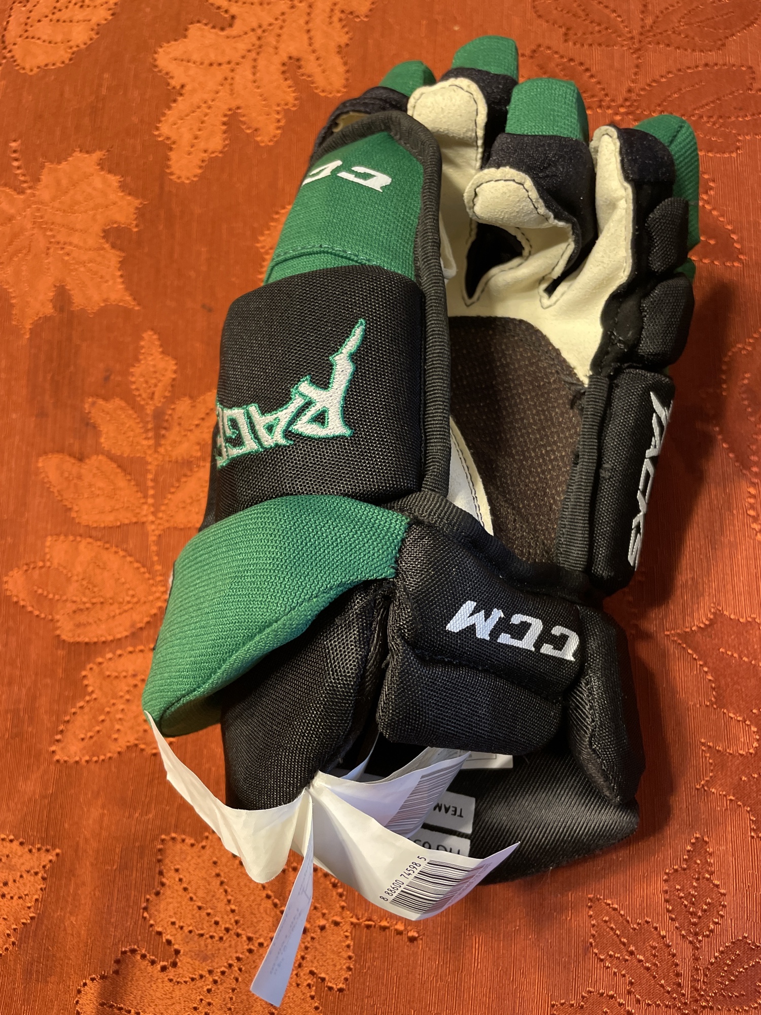 Carolina rage hockey gloves size13 SidelineSwap