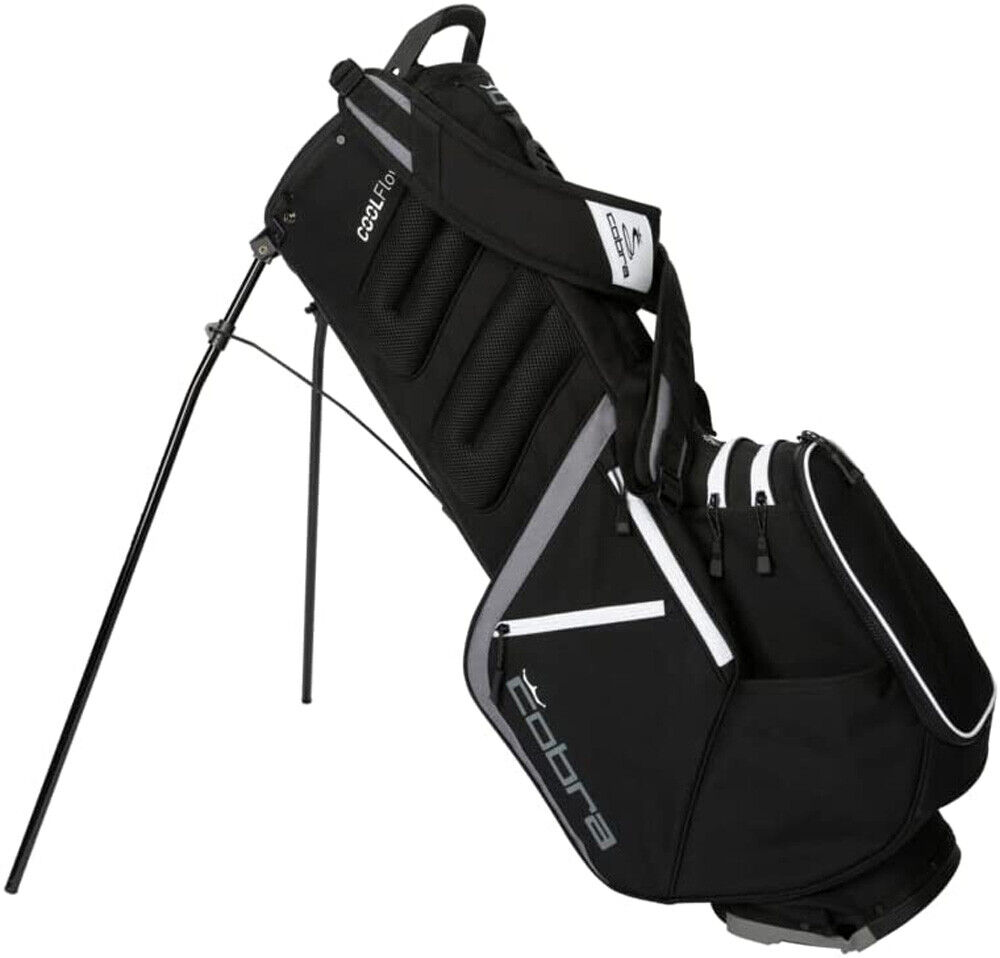 NEW 2022 Cobra Ultralight Pro + Black/White 5Way Golf Stand Bag