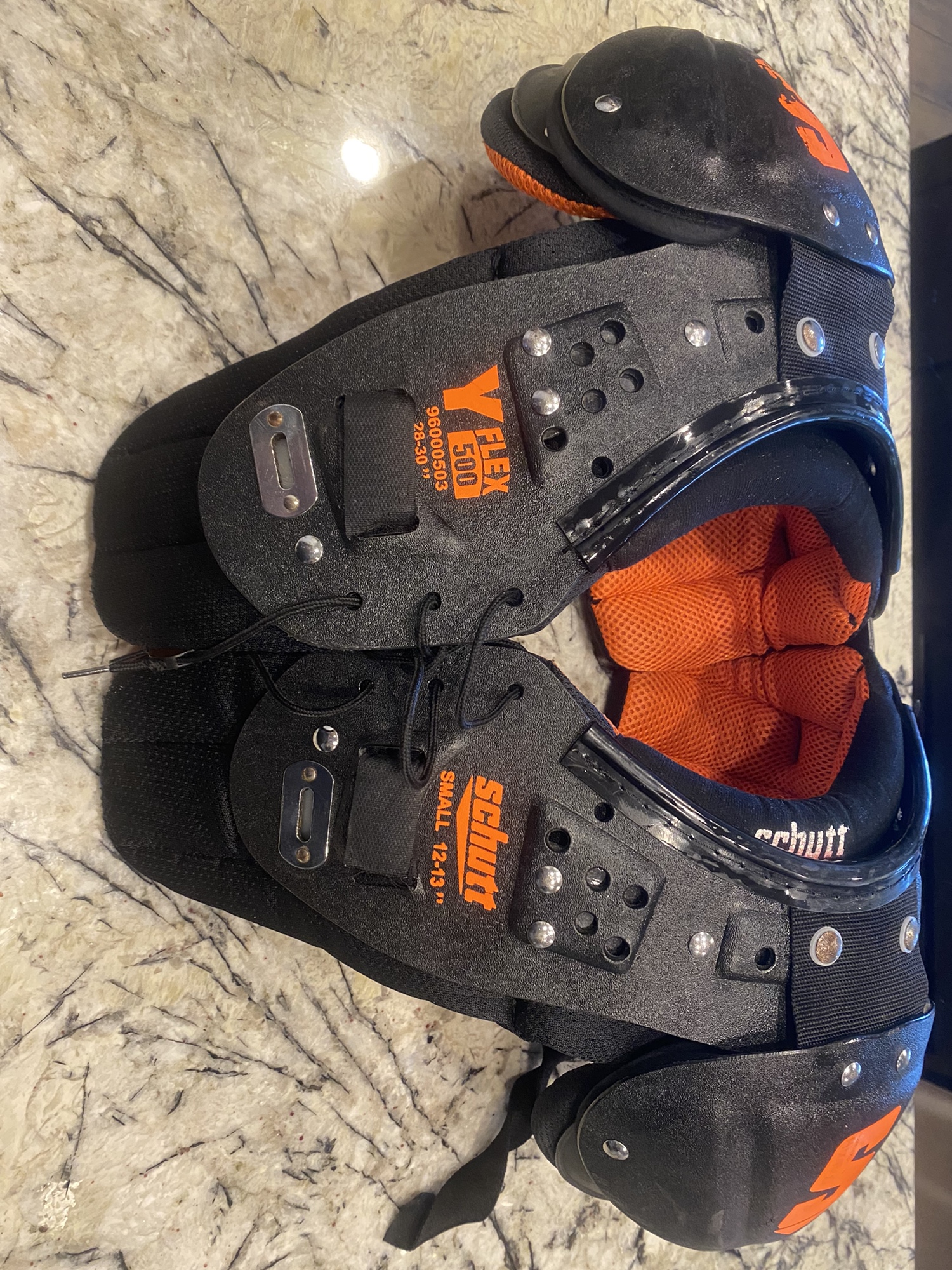 Youth small football shoulder pads SidelineSwap