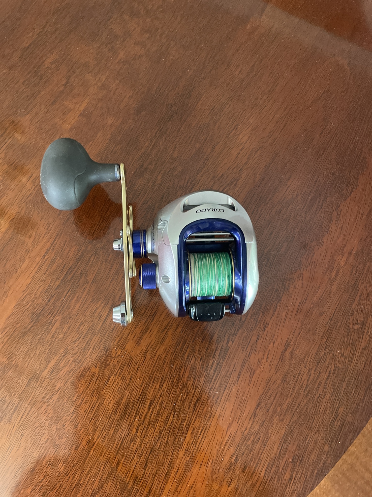 CURADO リール シルバー/ブルー Shimano Curado 200J