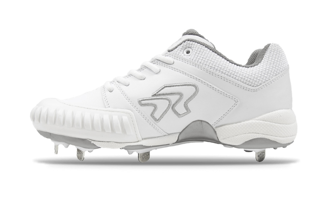 Ringor Flite Metal Cleat in white with pitching toe, women’s 11W SidelineSwap