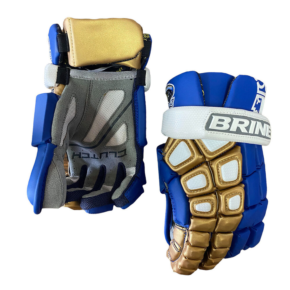 Brine Clutch Elite Pro Lacrosse Goalie Gloves (New) Charlotte Hounds