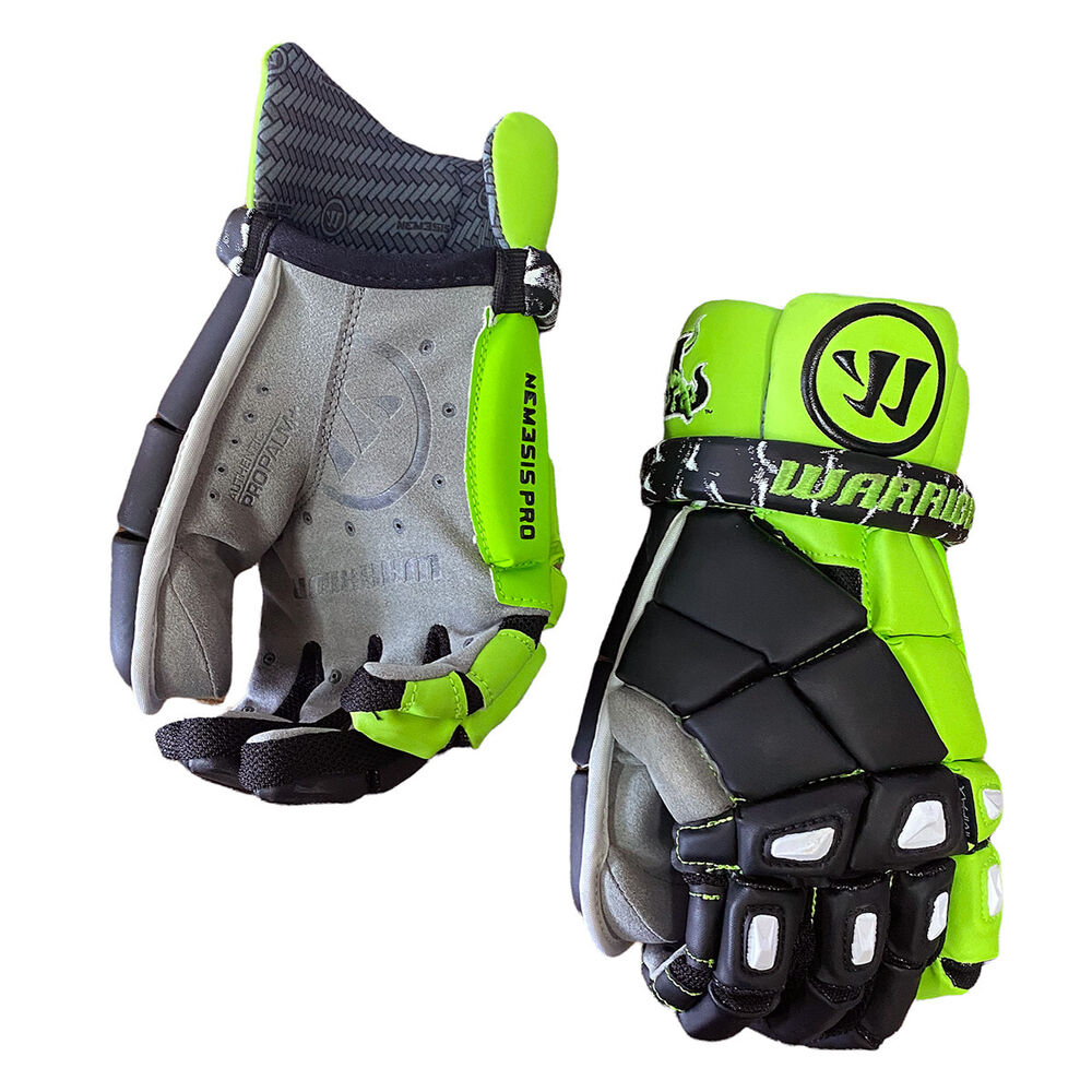 Warrior Nemesis Pro Lacrosse Goalie Gloves Lizards (New) SidelineSwap