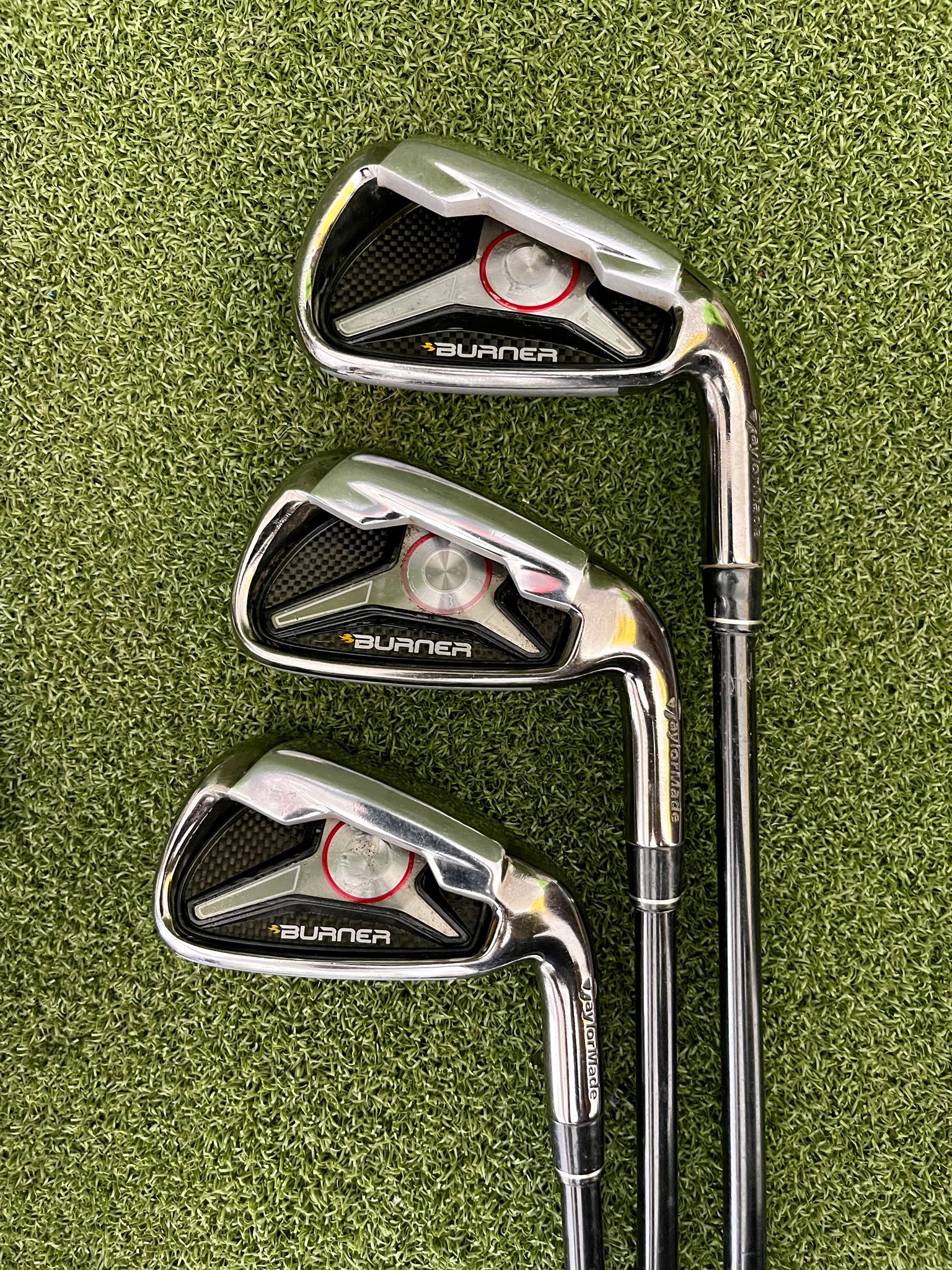 TaylorMade 2009 Burner 5PW Iron Set, RH, Burner REAX 65 Regular