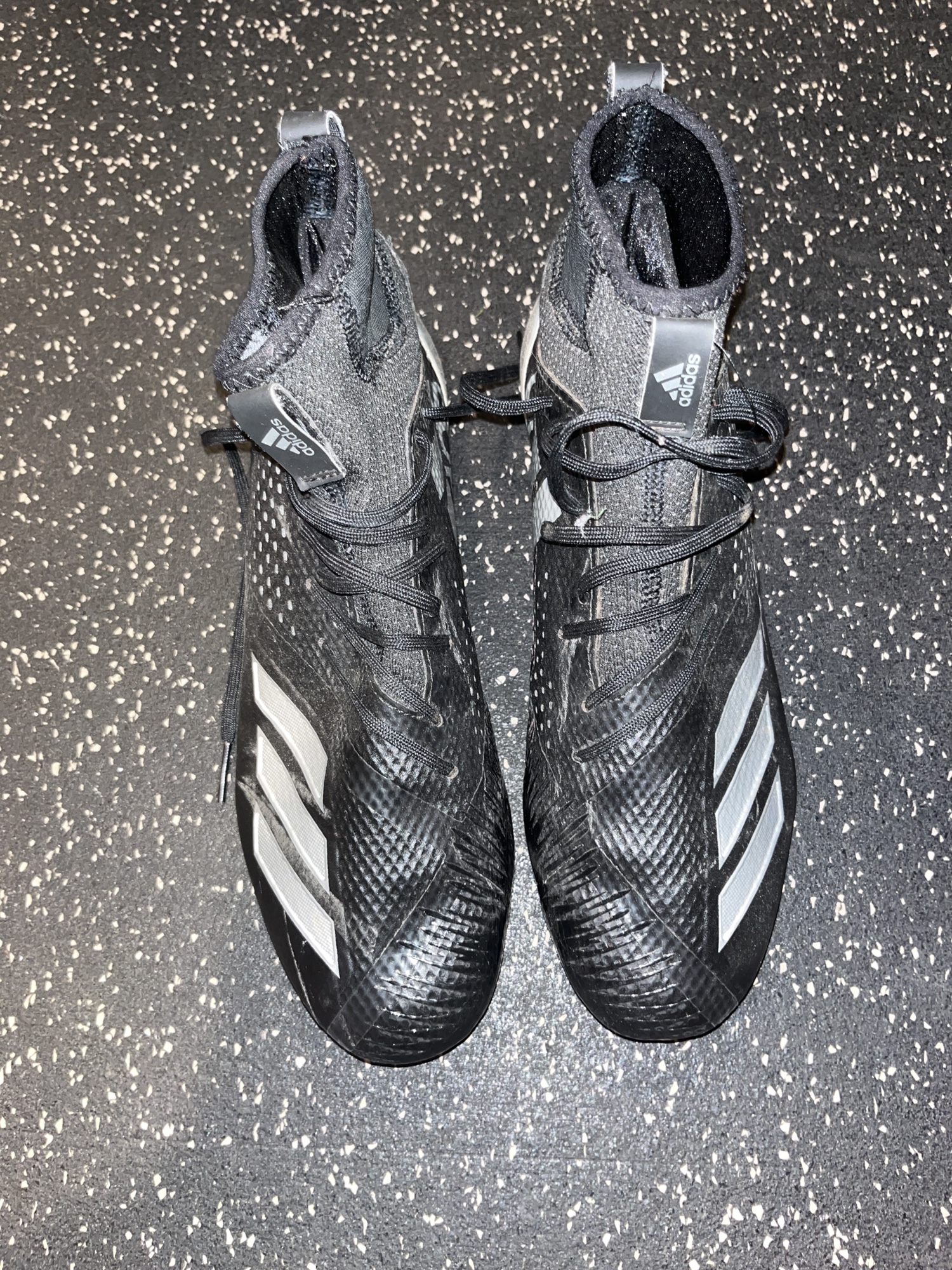 Black Men's Molded Cleats Adidas Cleats SidelineSwap