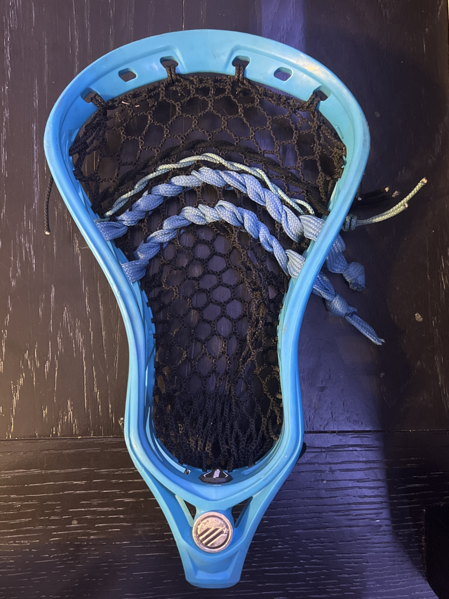 Used Defense Maverik Tank 2.0 Head (Neon Blue) (Professional Strung