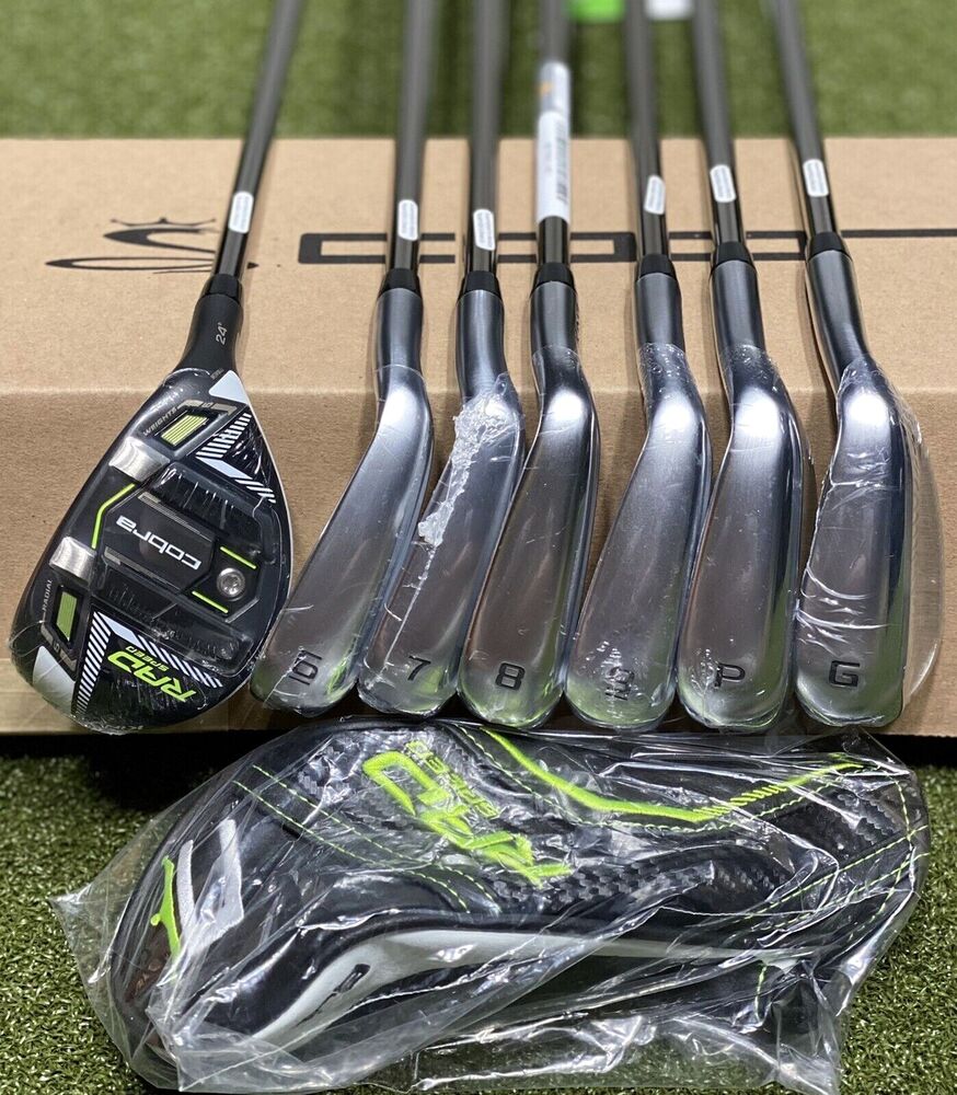 Cobra Radspeed Combo Iron Set 5H, 6GW Graphite Recoil Regular RFlex