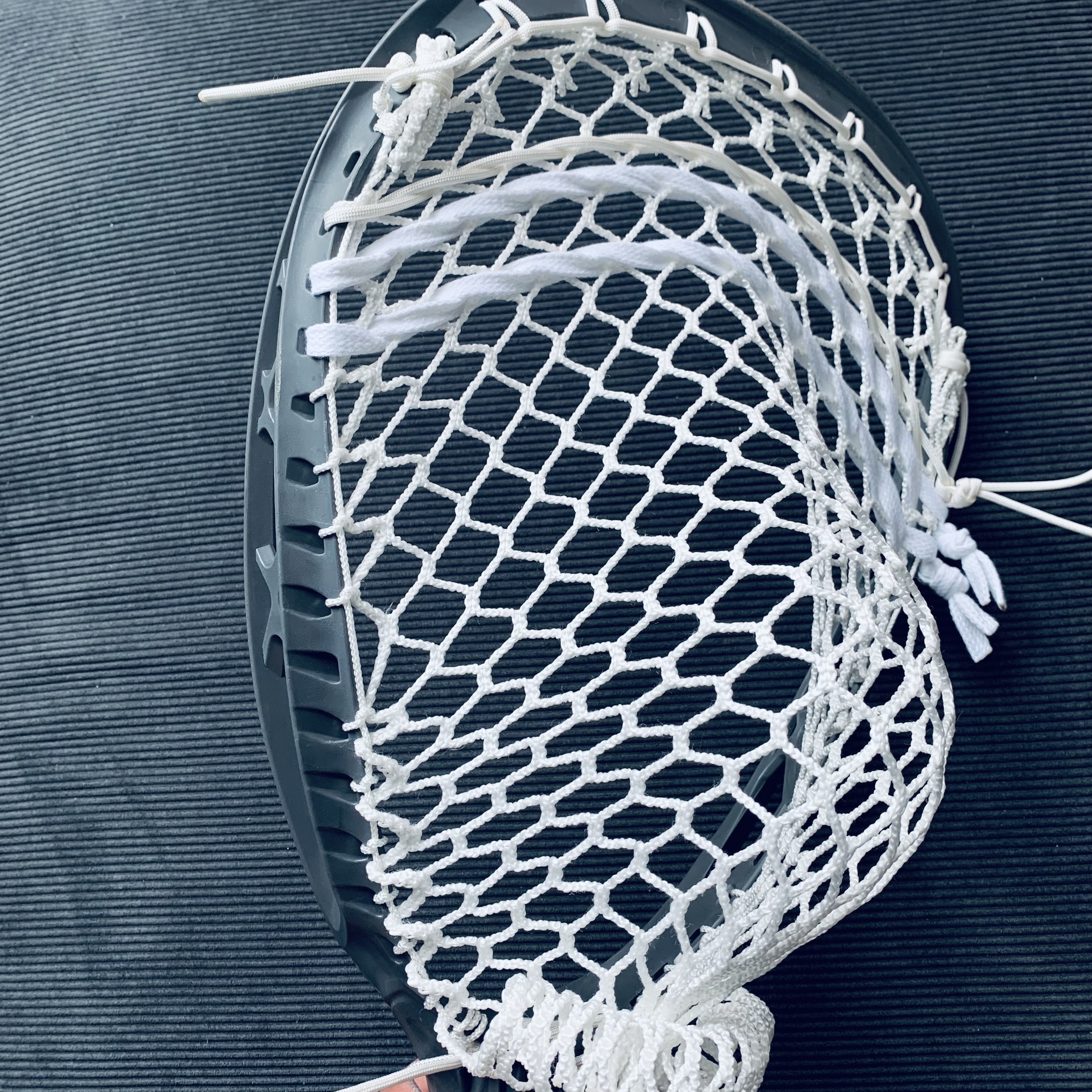Grey STX Eclipse 2 w/ 12D The Mesh Dynasty Goalie Head Eclipse II