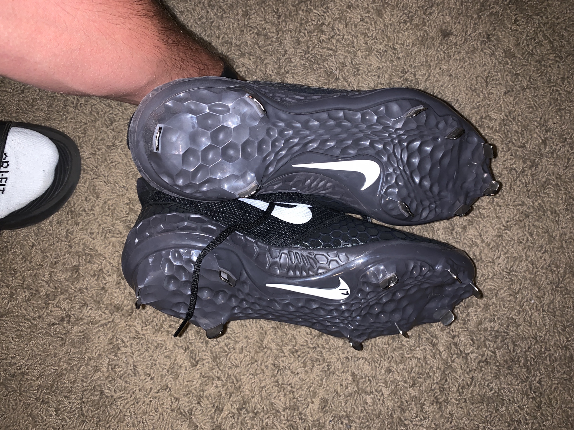 New Black Nike Cleats Trout SidelineSwap