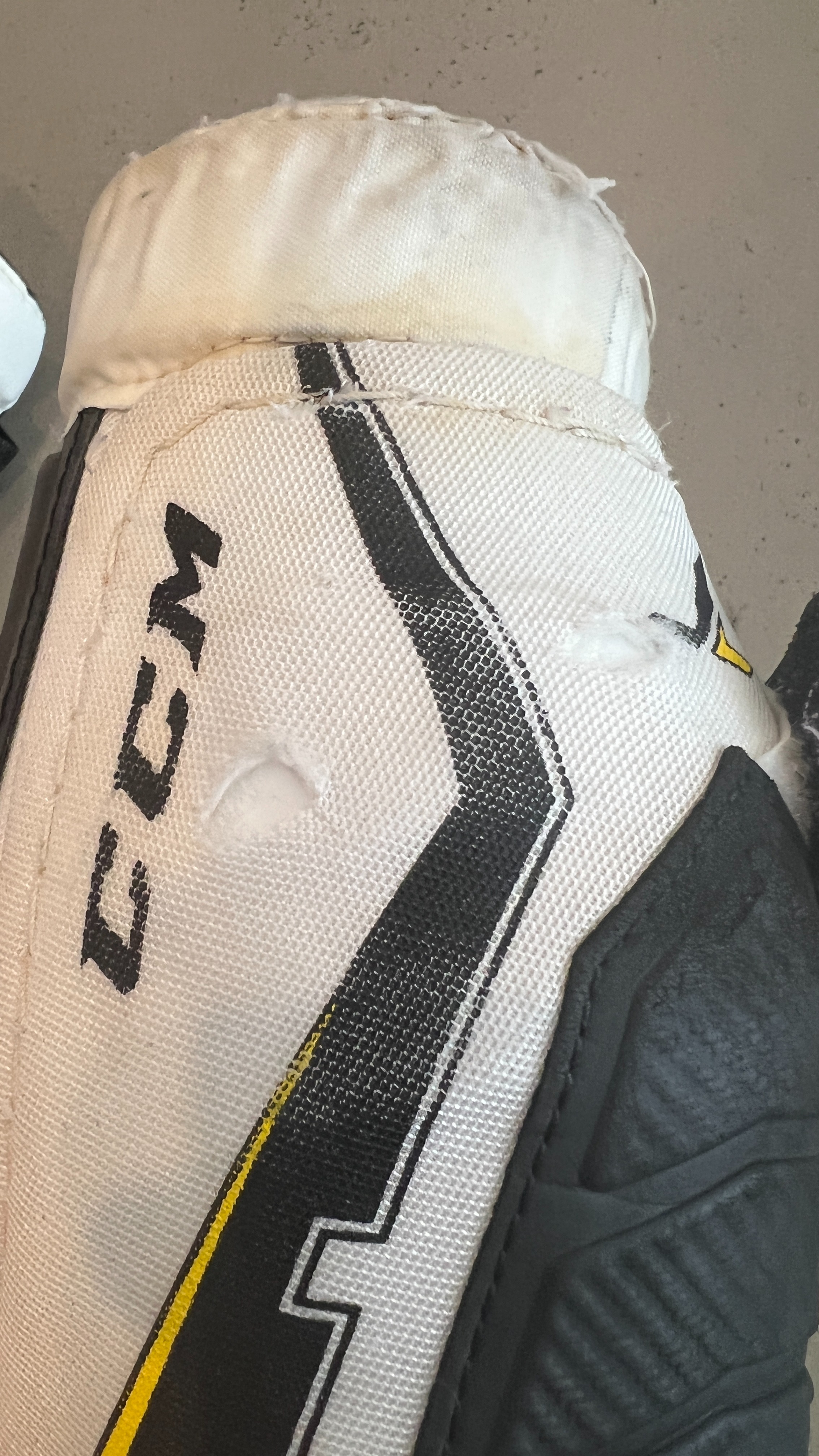 Used Large CCM Ultra Tacks Elbow Pads Pro Stock SidelineSwap