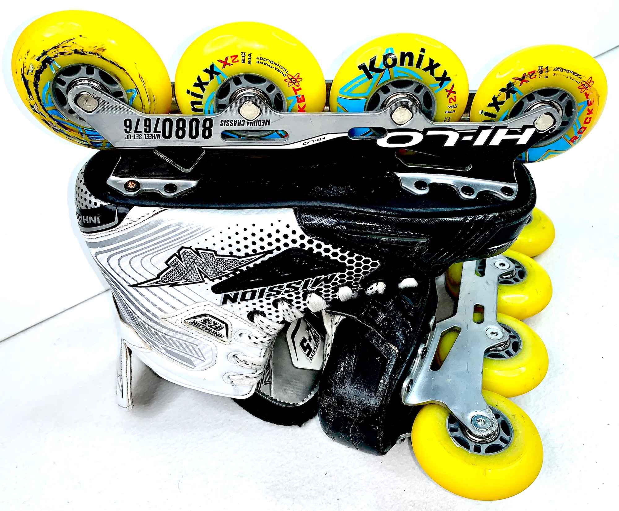 Mission Inhaler Fz5 Size 7.5 E (US Men Shoe 9) Inline Street Hockey