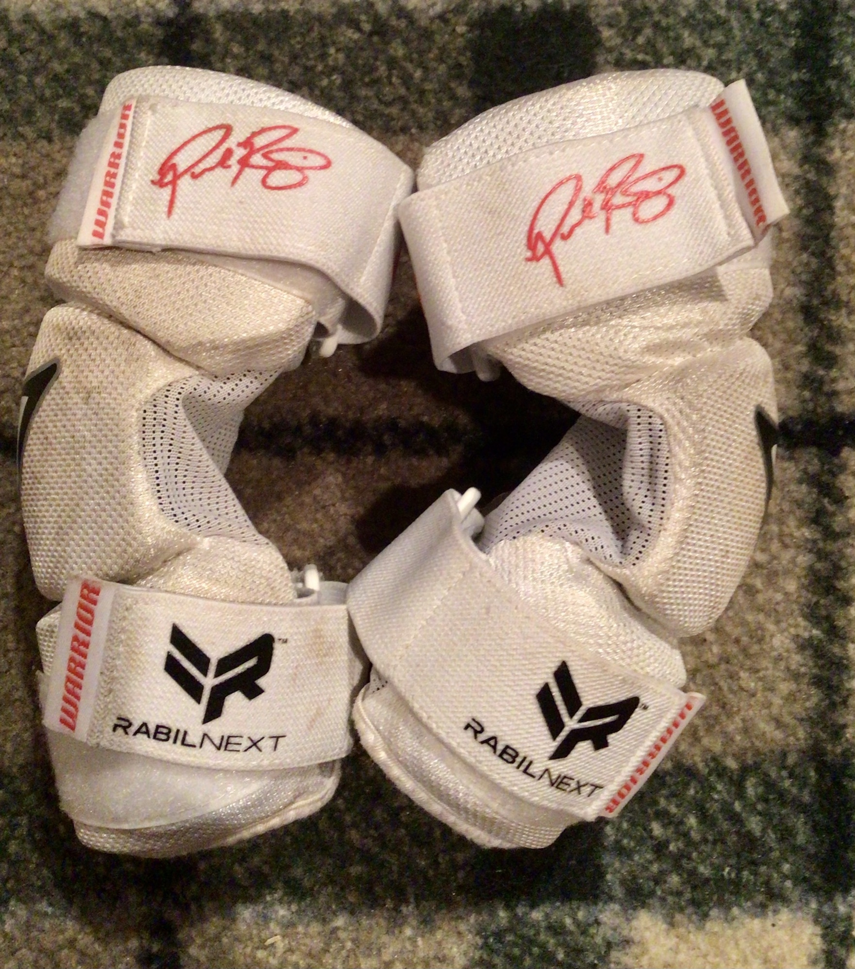 Paul Rabil Warrior Rabilnext youth lacrosse arm pads elbow SidelineSwap