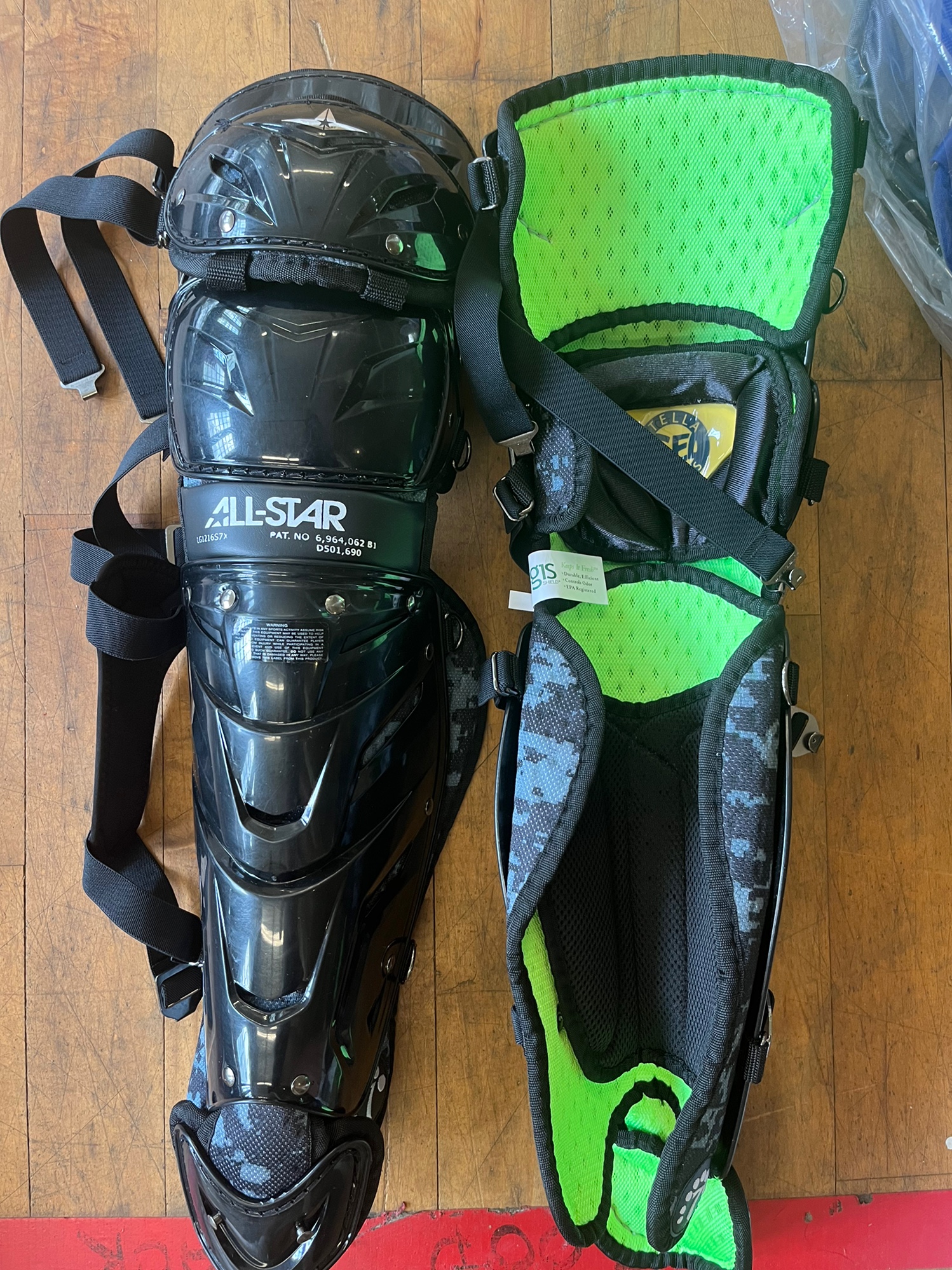 New All Star System 7 Catcher's Leg Guard LG1216S7X SidelineSwap