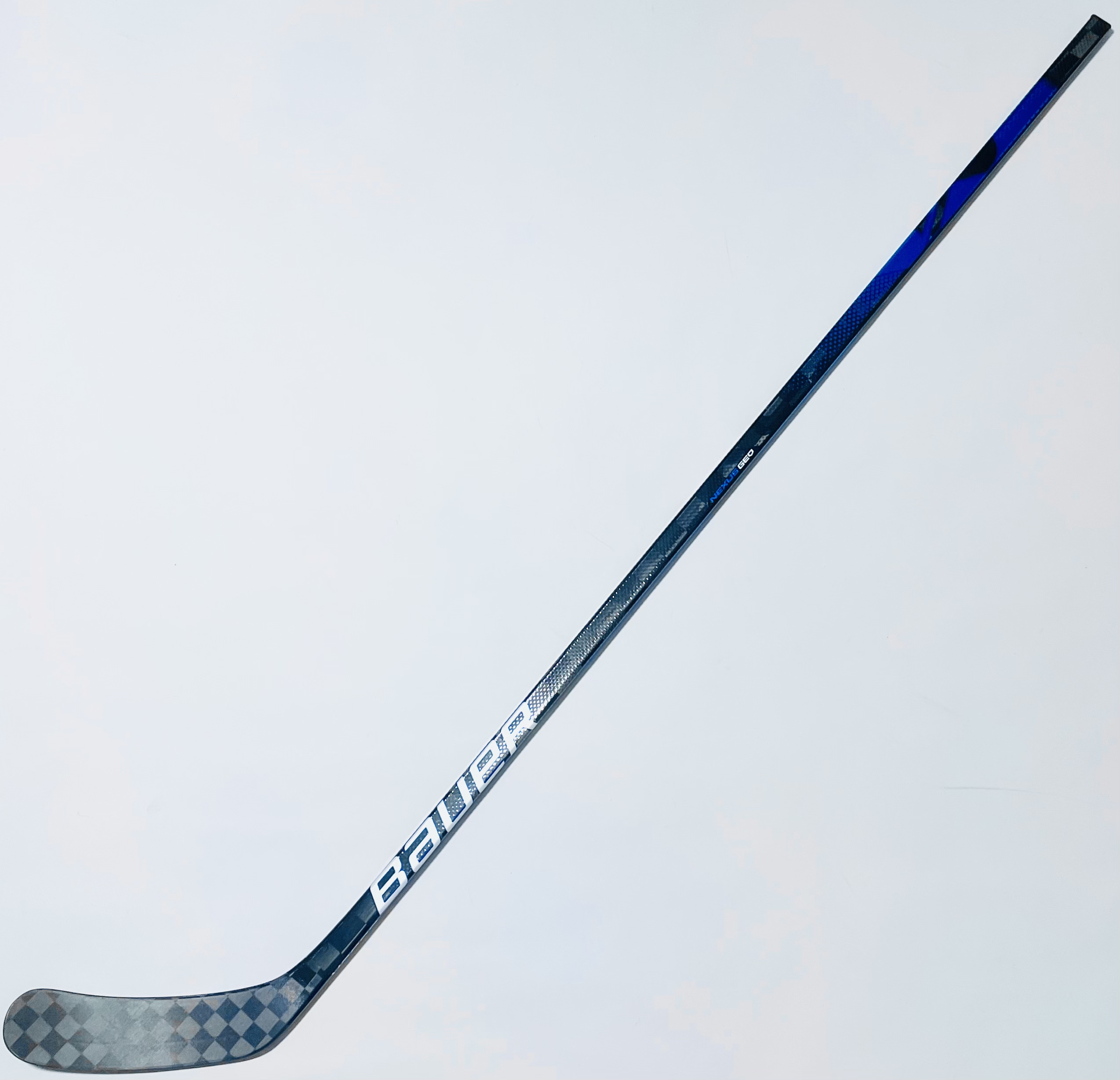 New 2 Pack Custom Blue Bauer Nexus GEO Hockey SticksRH102 FlexP92MStick' Em Grip W/ Full