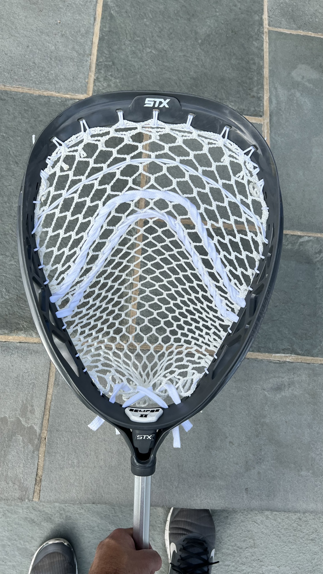 Strung Eclipse 2 Goalie Head With New STX memory mesh 12D SidelineSwap