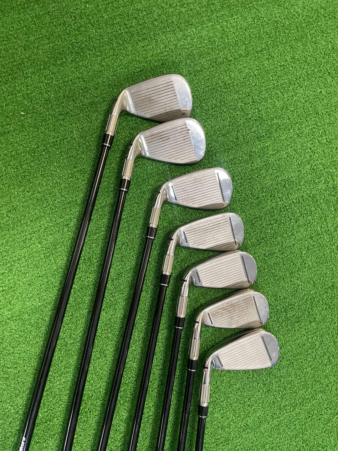 Used Taylormade M4 4ipw Senior Flex Graphite Shaft Iron Sets