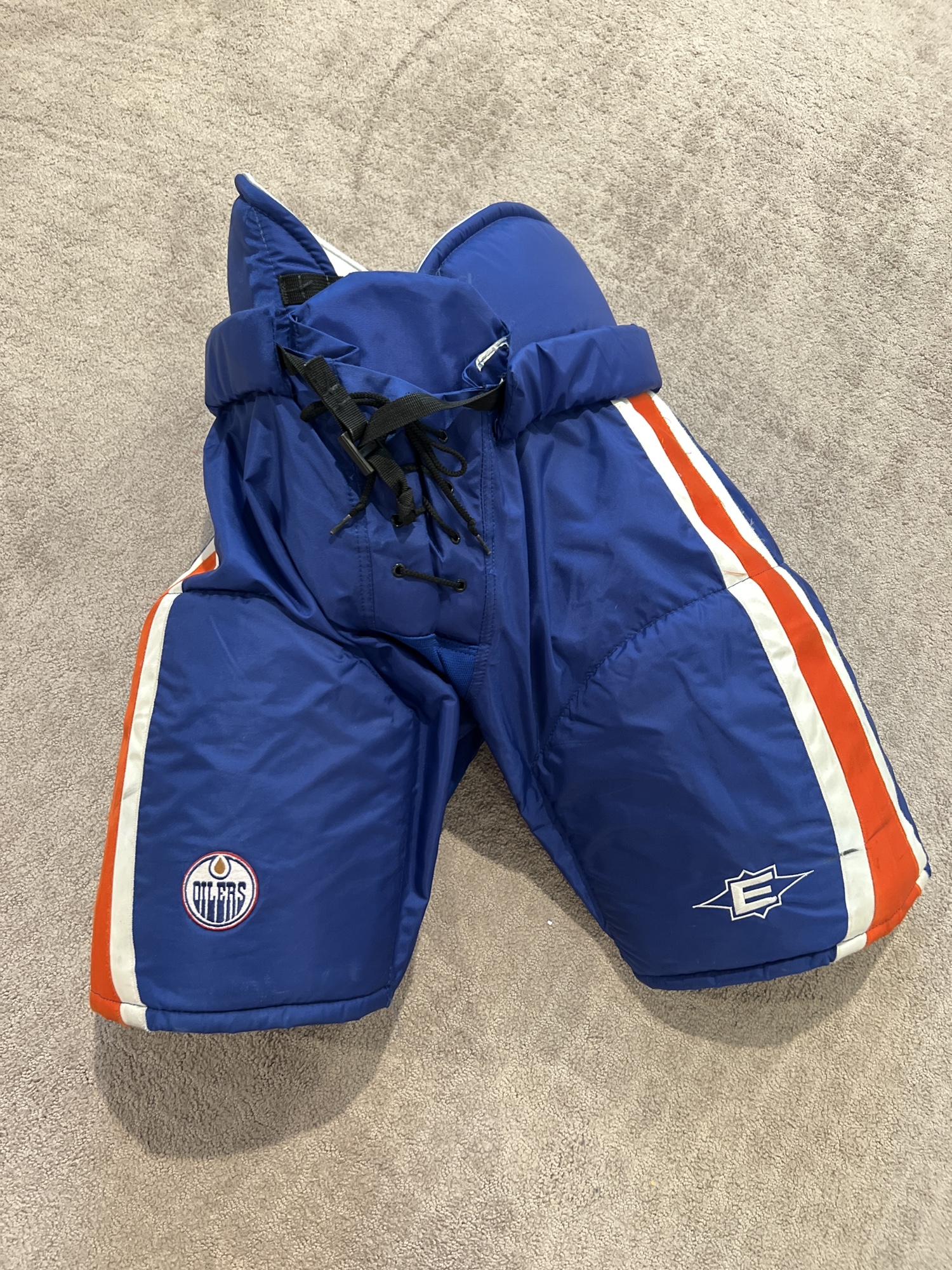 Retro Edmonton Oilers Used Senior Medium Easton pro Hockey Pants