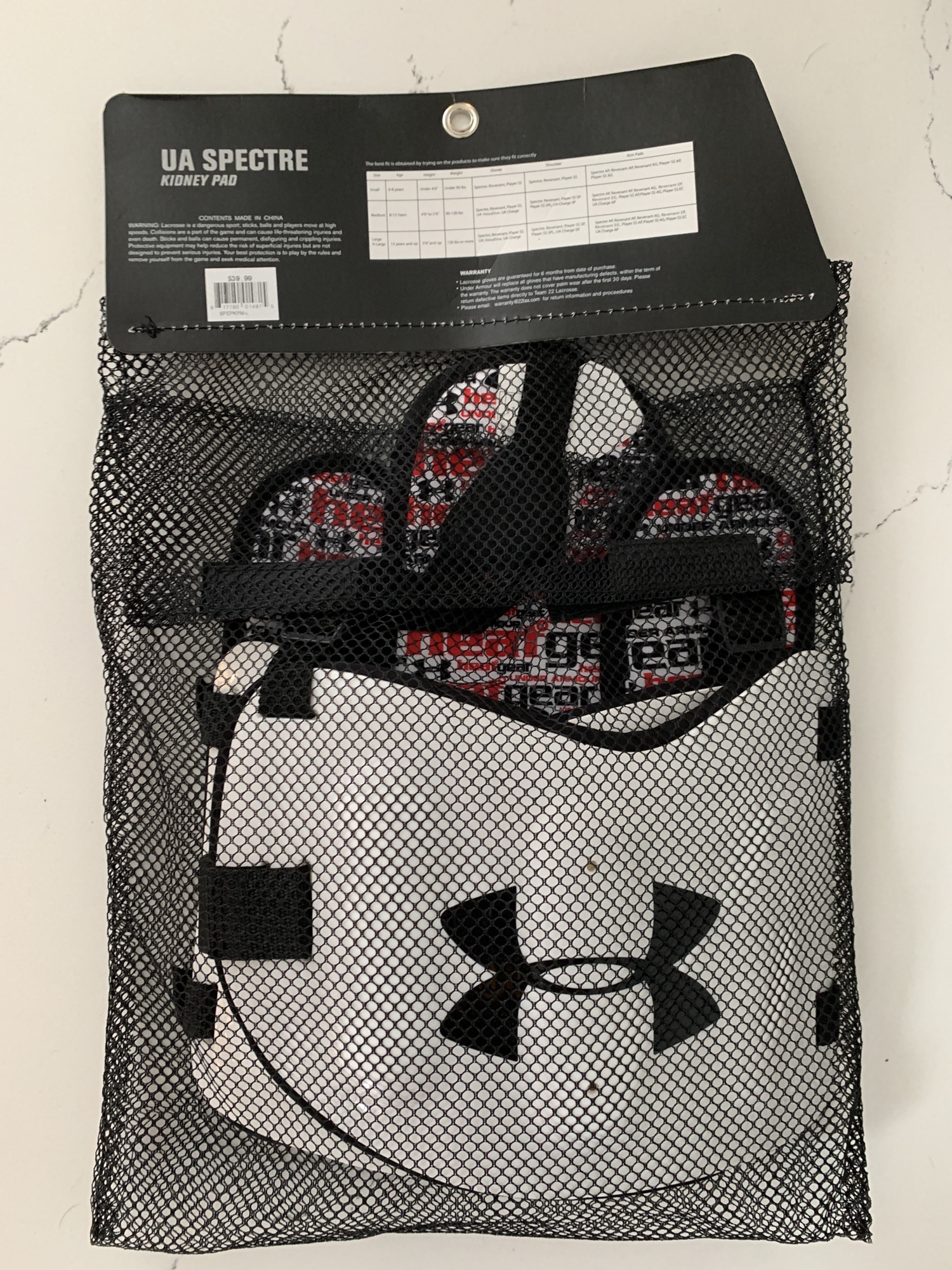 Under Armour Lacrosse Kidney Pad SidelineSwap