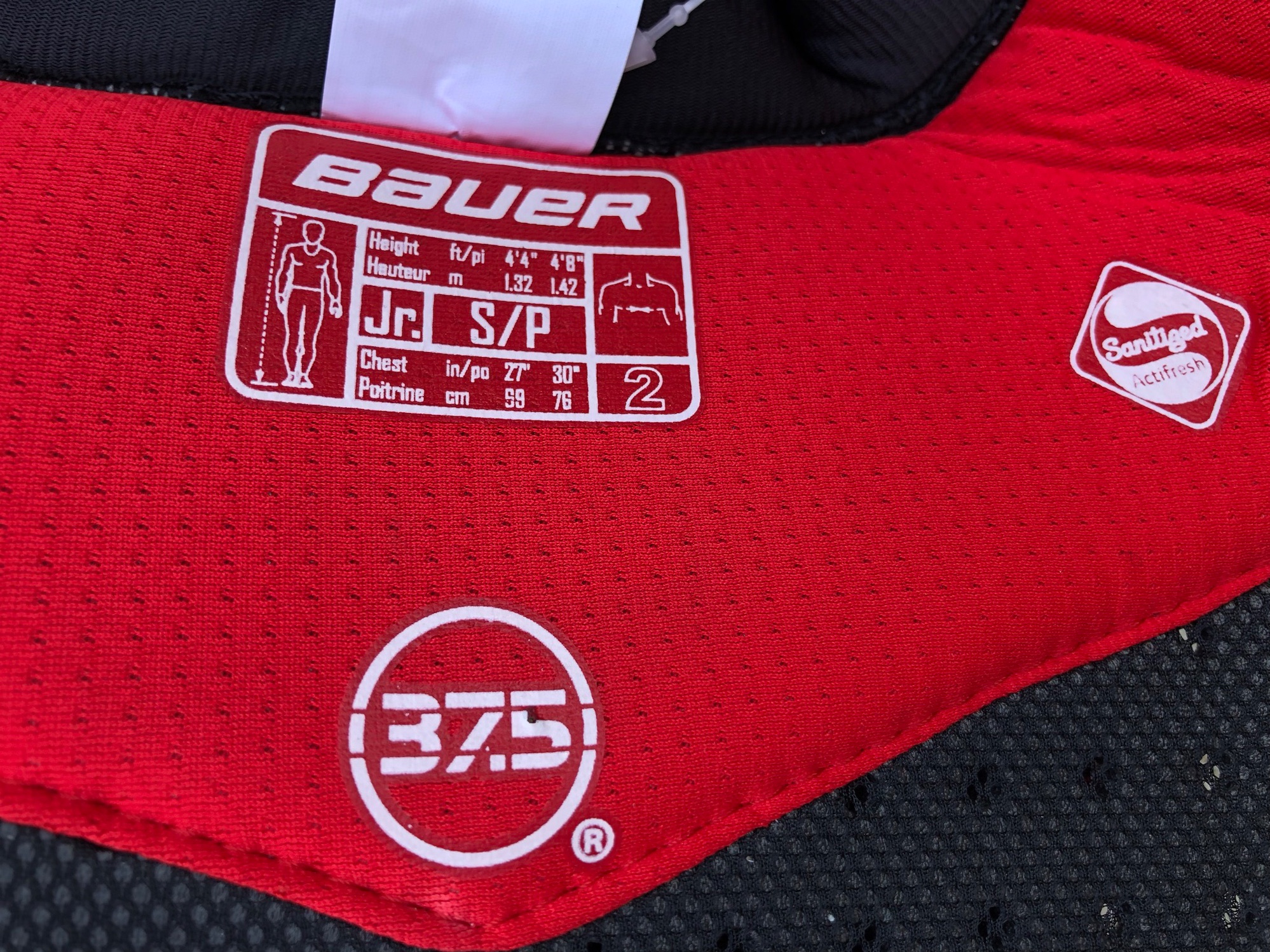 New Junior Small Bauer VAPOR XSHIFT PRO Shoulder Pads SidelineSwap