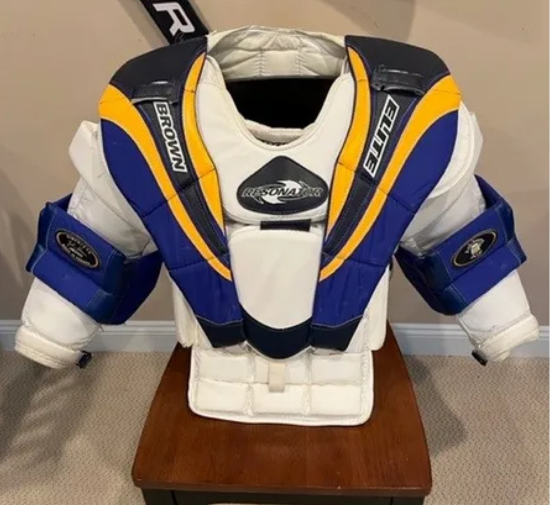 Brown 2400 (with beefed up arms) Large Goalie Chest Protector