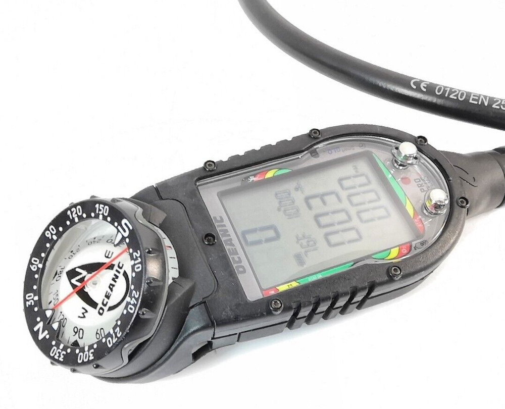 Oceanic Pro Plus 2.1 SCUBA Dive Air Integrated Dive Computer w Compass