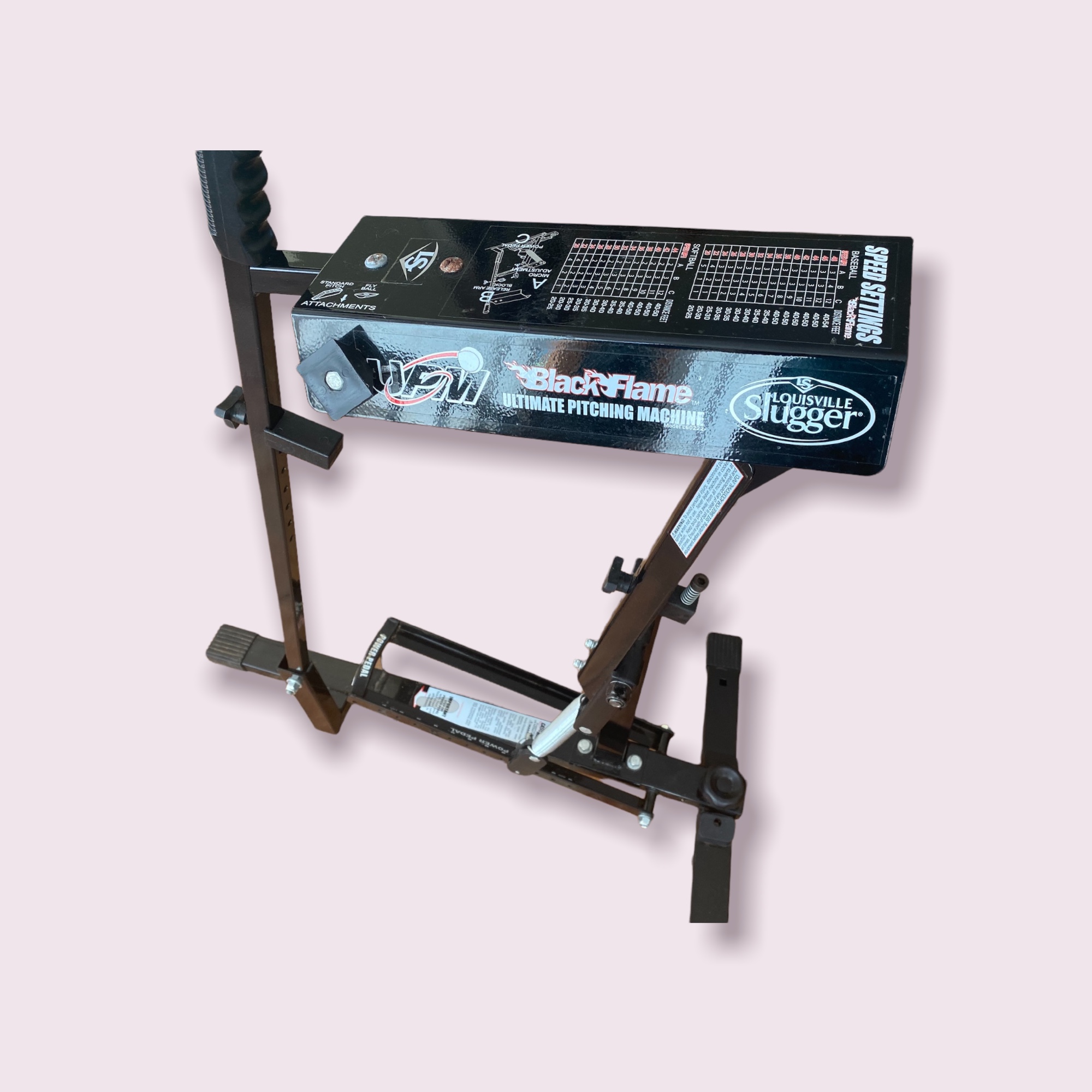 Black Flame Ultimate pitching machine, Louisville slugger SidelineSwap