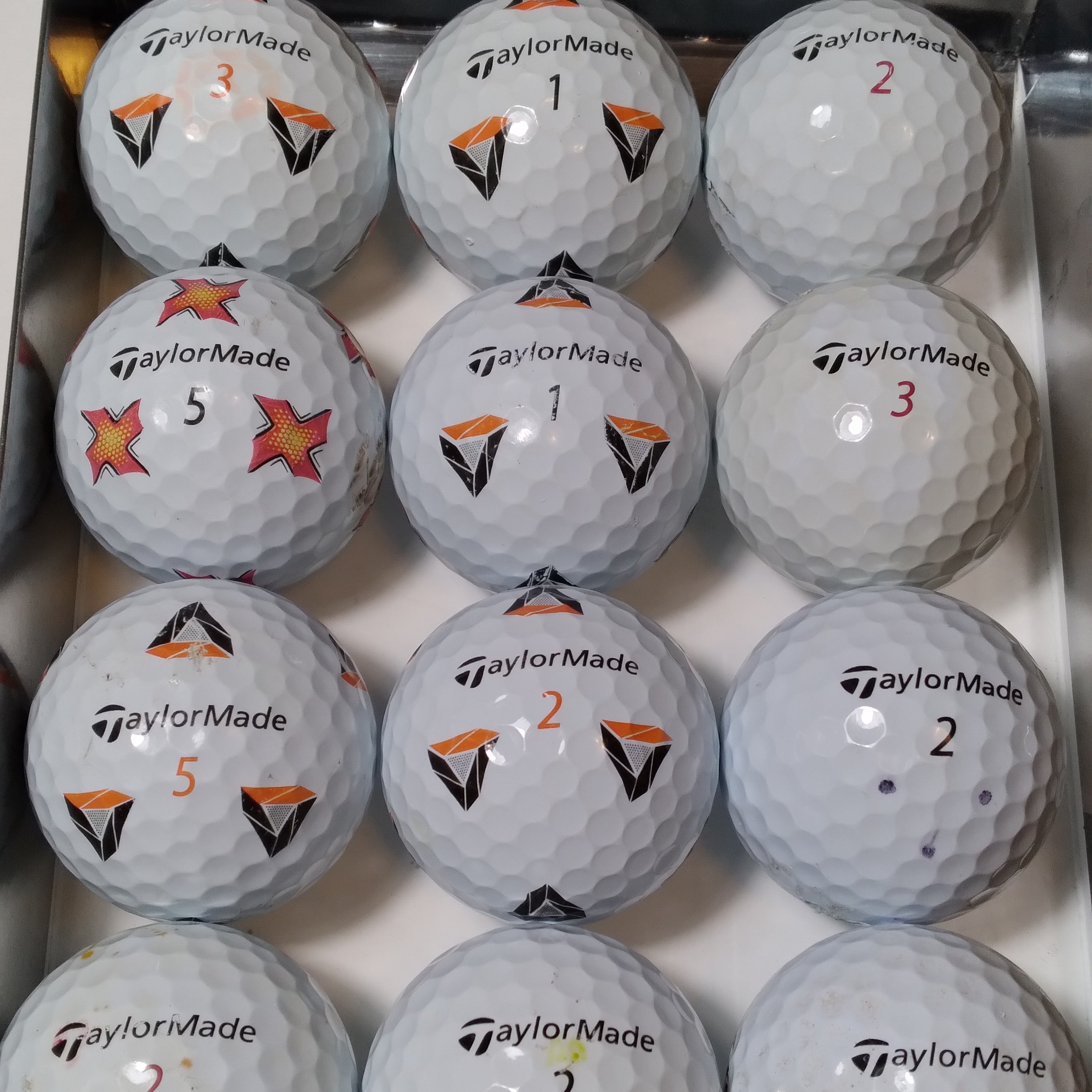 Used TaylorMade TP5X Balls 12 Pack (1 Dozen) SidelineSwap