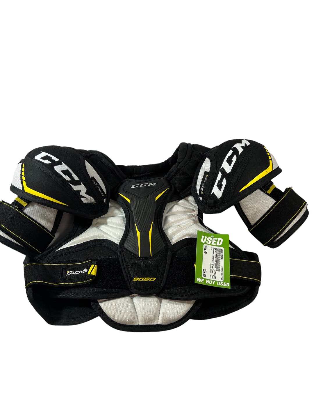 Used Ccm 9060 Tacks Junior Md Hockey Shoulder Pads SidelineSwap