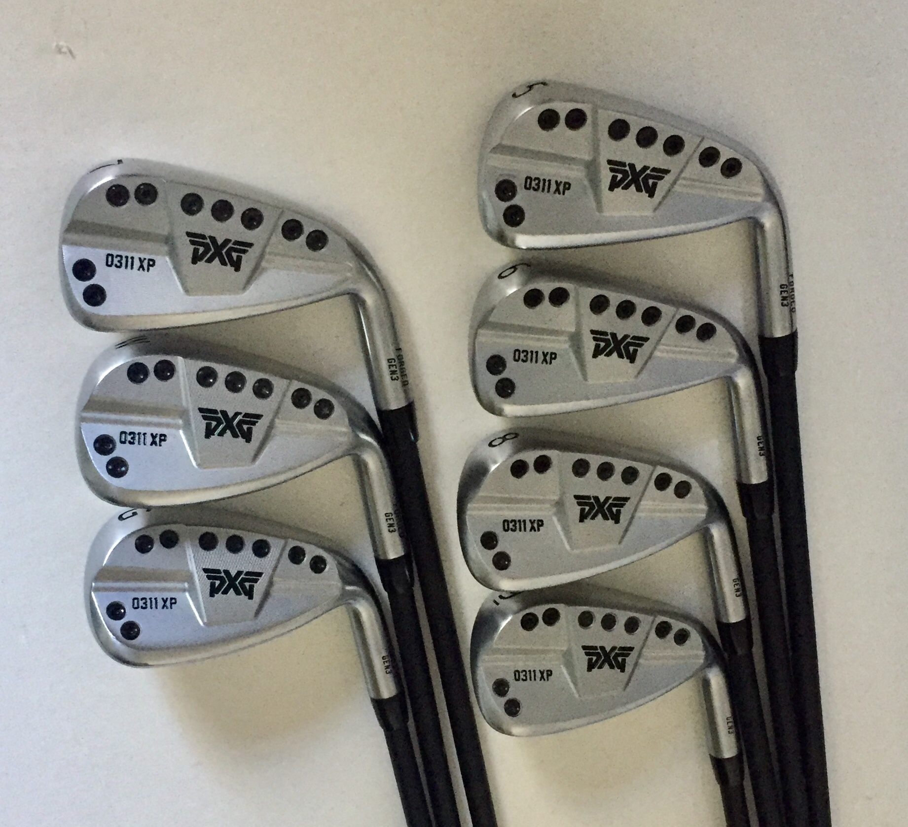 PXG 0311XP GEN3 Iron Set 5GW RH Seniors Flex SidelineSwap