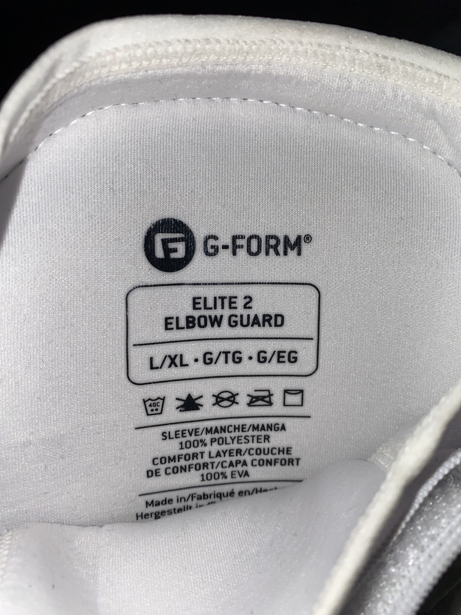 Custom G form elbow guard SidelineSwap