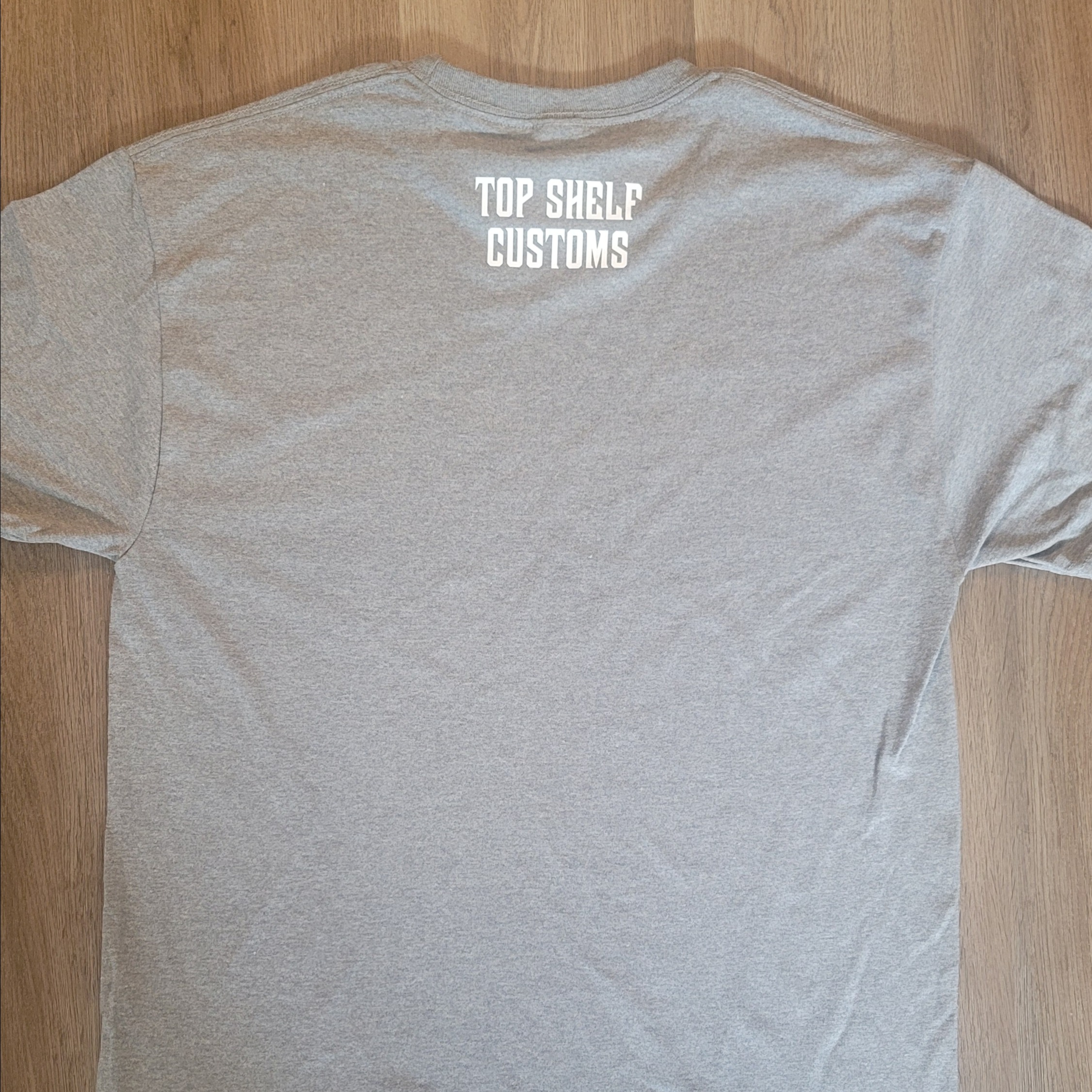 Top Shelf Customs Gray TShirt SidelineSwap