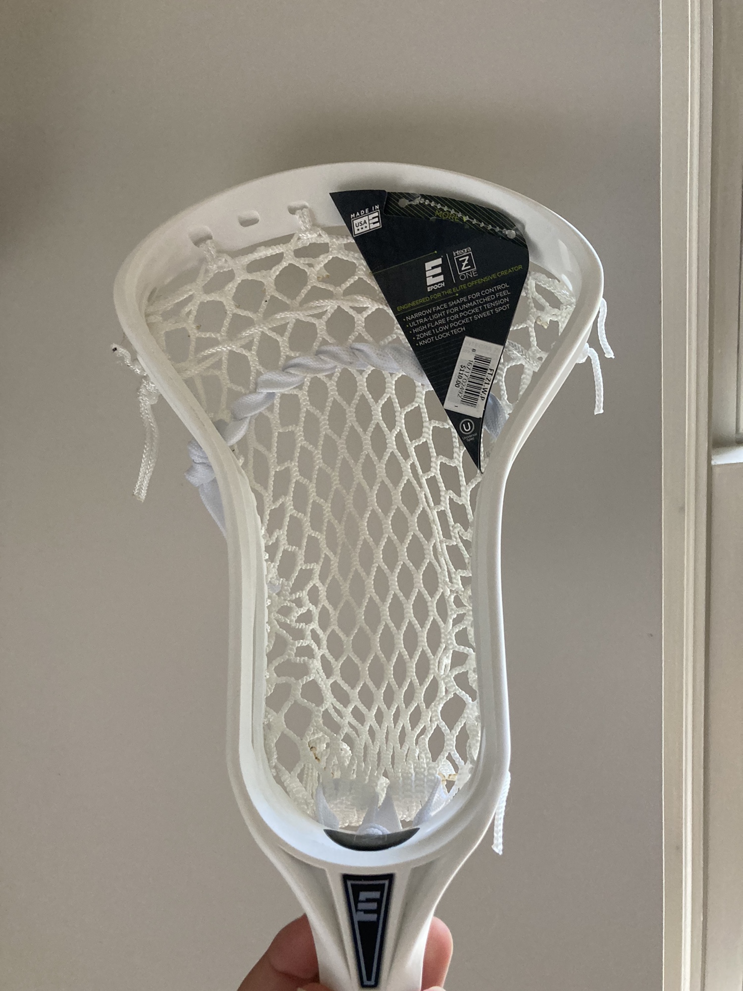 New Epoch Integra ZOne All White Lacrosse Head SidelineSwap