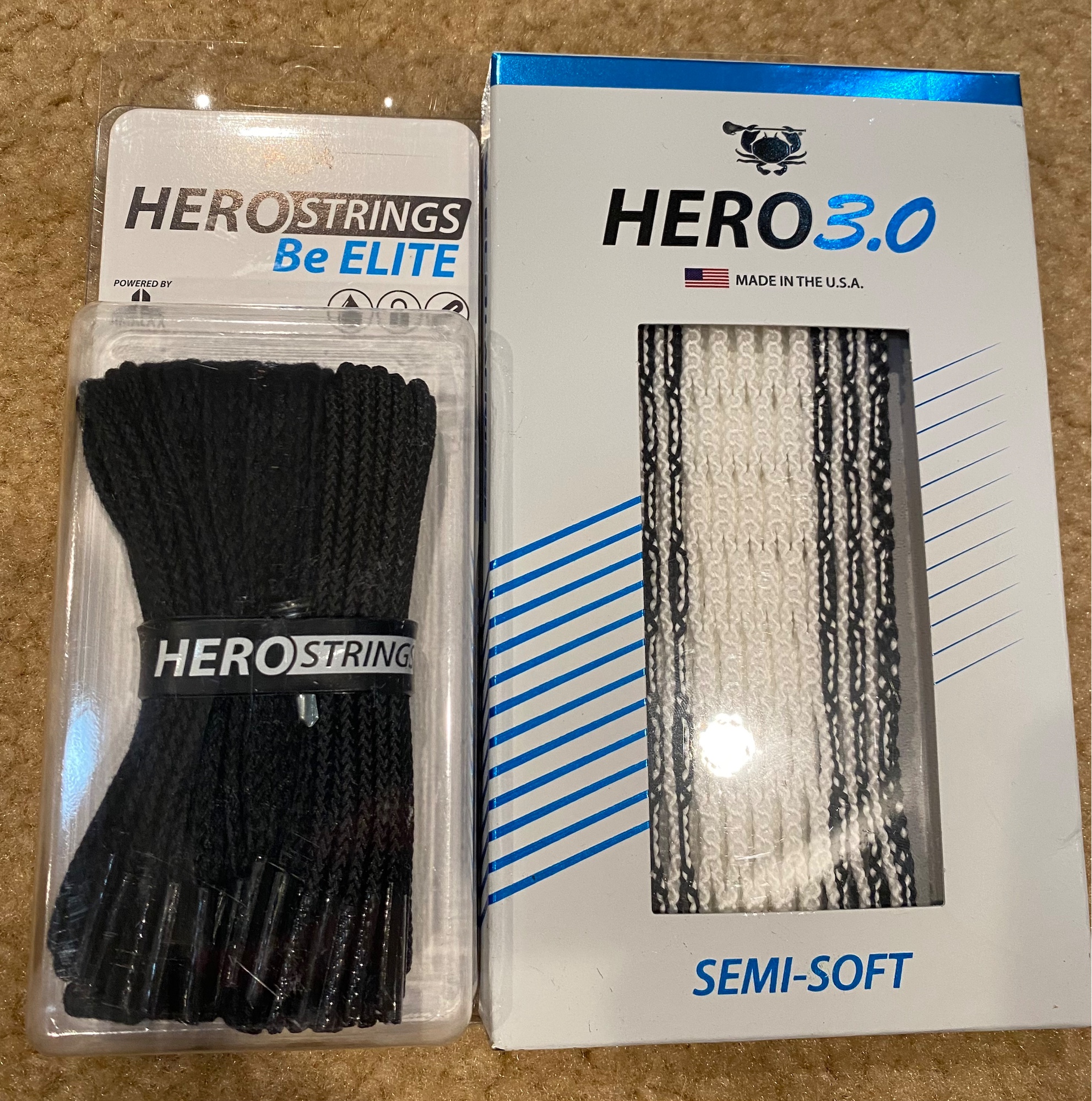 Hero 3.0 Black Striker Mesh & Black Hero Strings Set SidelineSwap