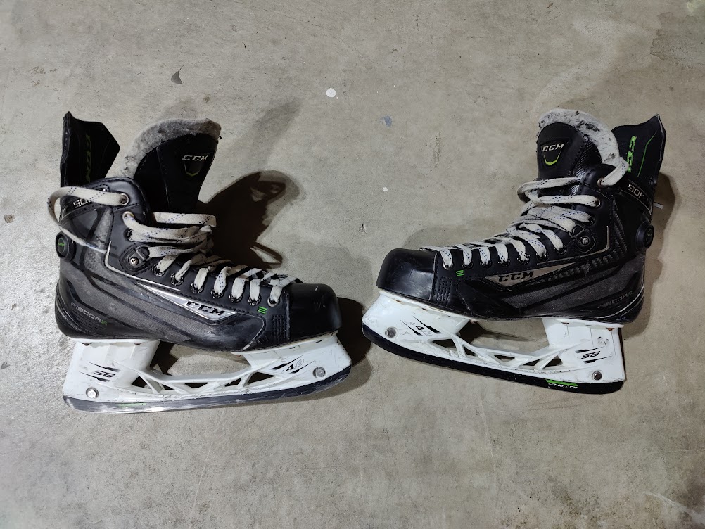 CCM RibCor 50K Pump Hockey Skates Extra Wide Width Size 7.5 SidelineSwap