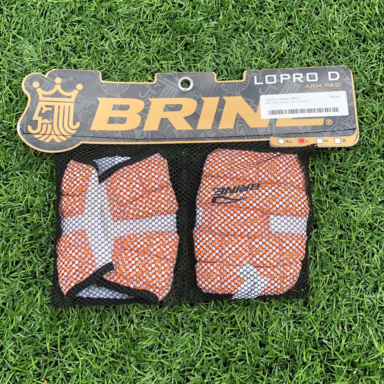 OG Brine LoPro Defense Checkered Arm Pads SidelineSwap