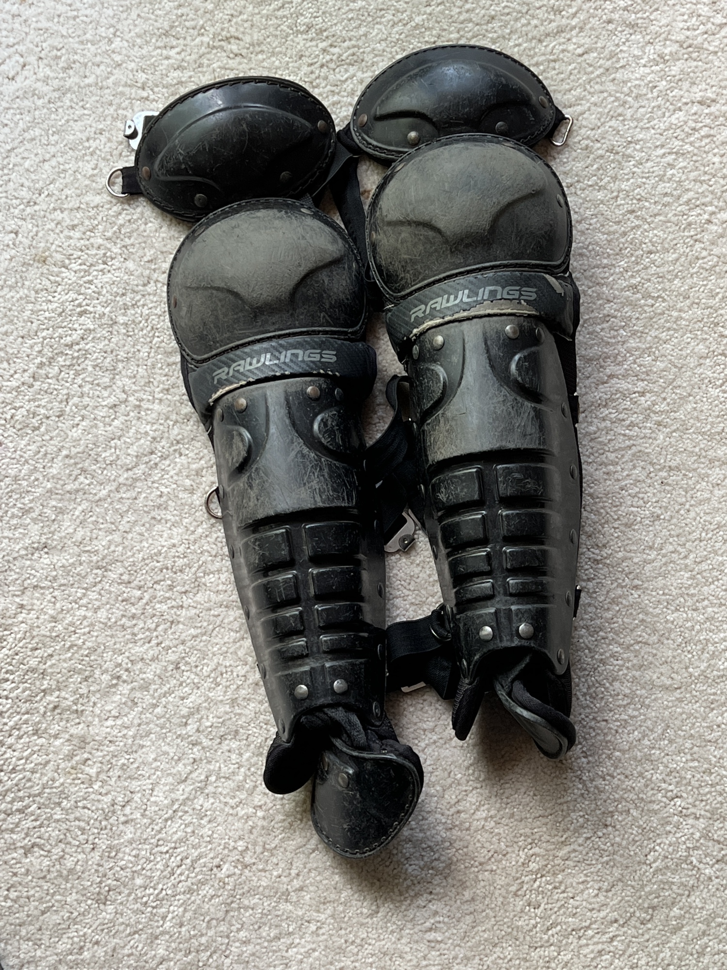 Rawlings Players Series Youth Baseball Catcher's Leg Guards SidelineSwap