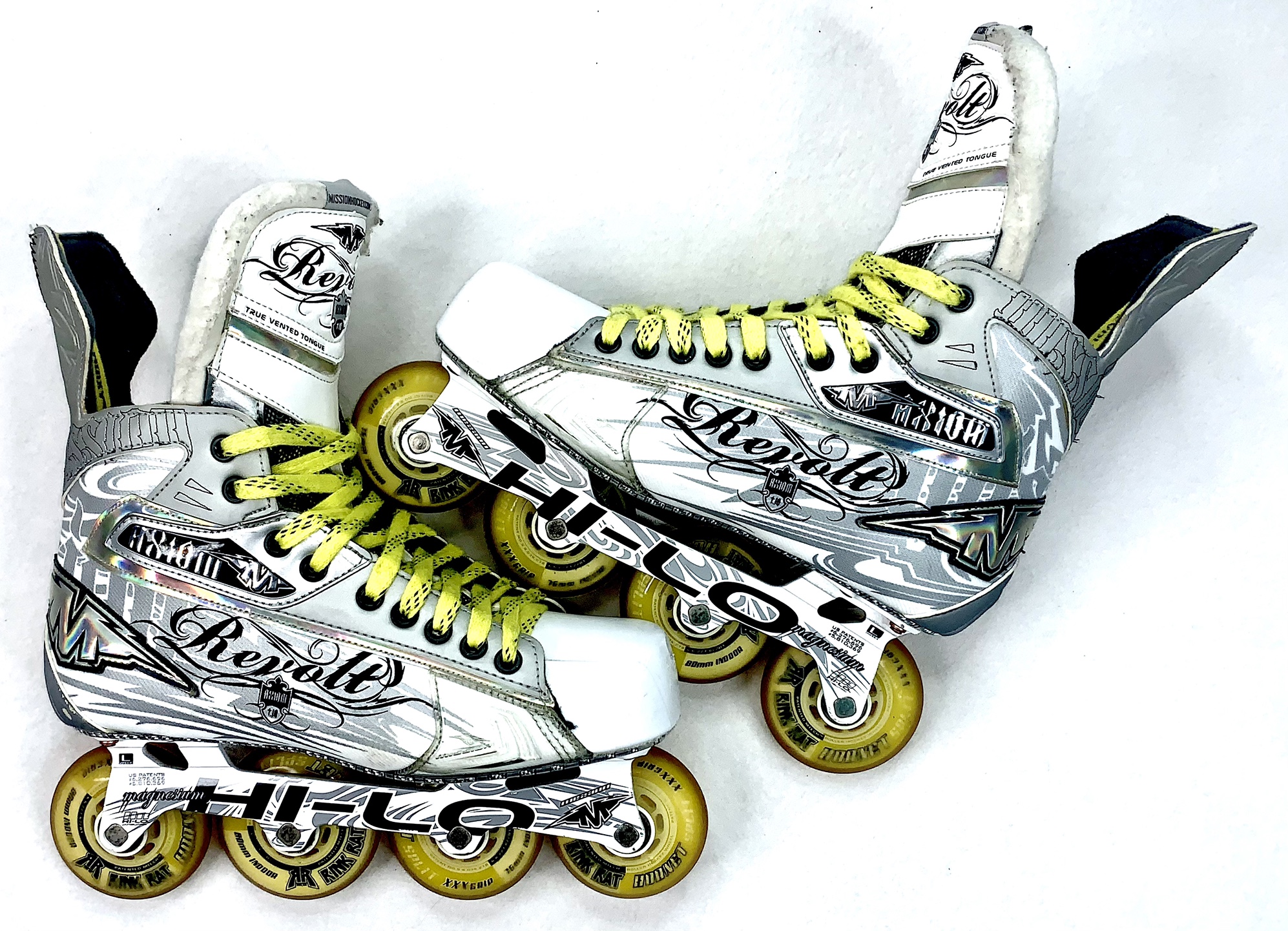 Mission AXIOM T10 Revolt Hockey Inline Skates Men's 10 D (11.5 US Men