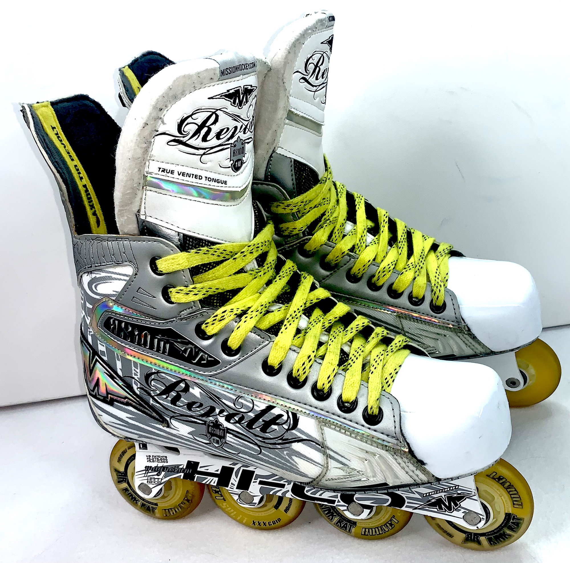 Mission AXIOM T10 Revolt Hockey Inline Skates Men's 10 D (11.5 US Men