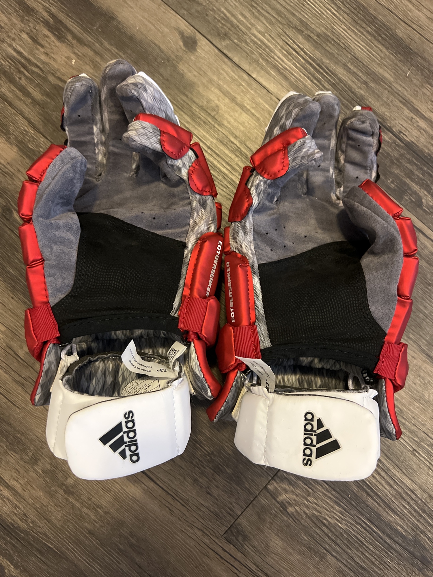 New Player's Adidas 13" Eqt Berserker Lacrosse Gloves SidelineSwap