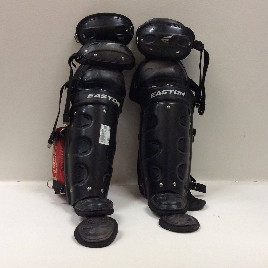 Used Easton Catchers Shin Guards Adult Catcher's Equipment SidelineSwap
