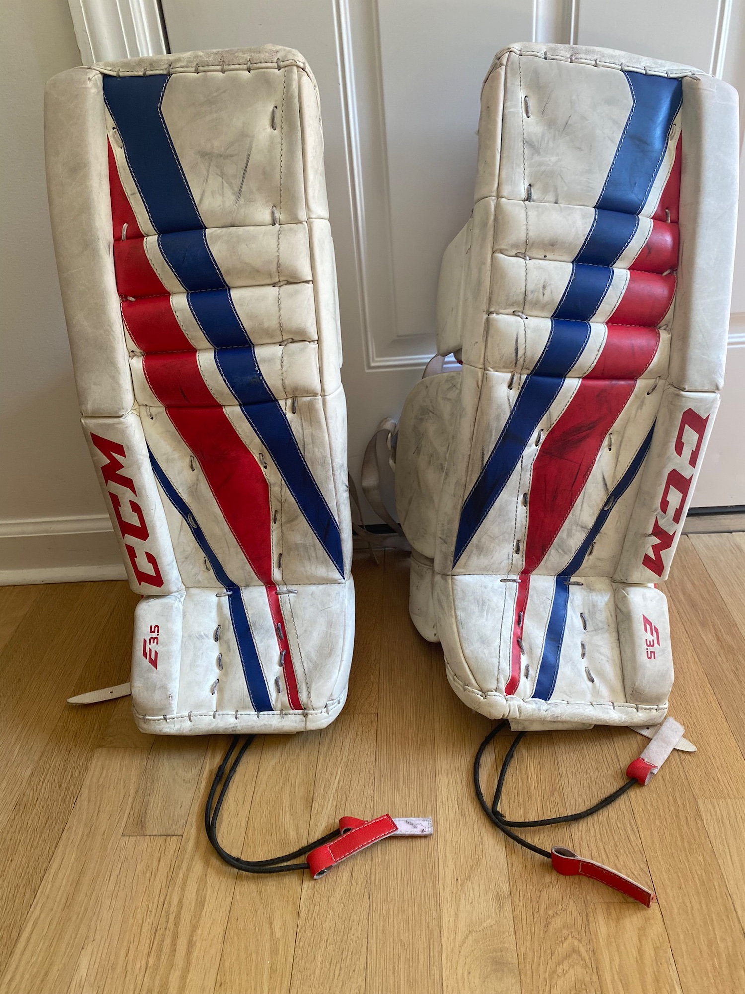 CCM Extreme Flex E3.5 youth goalie pads SidelineSwap